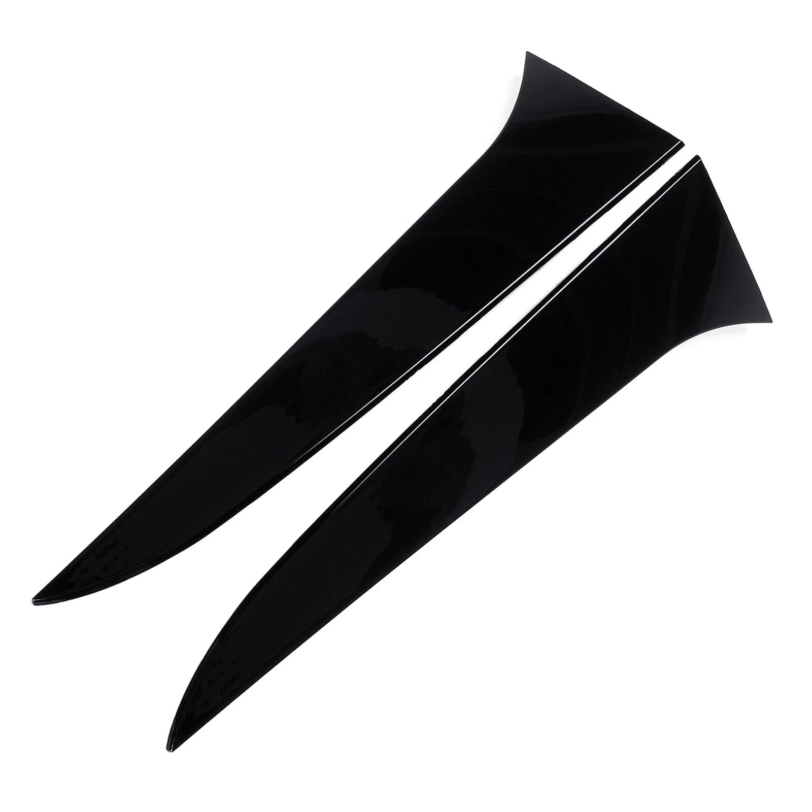 2009-2016 Audi A4 B8 Avant Glanzend zwart paar zijvleugelspoiler met achterruit