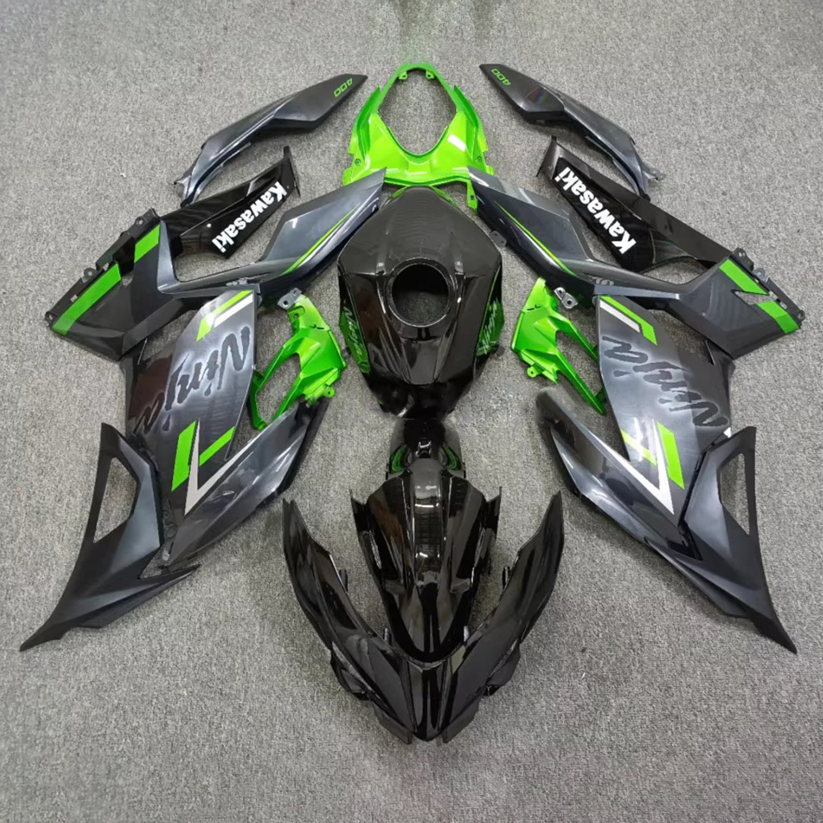 Kit carena iniezione carrozzeria in plastica ABS adatta per Kawasaki EX400 Ninja400 2018-2024