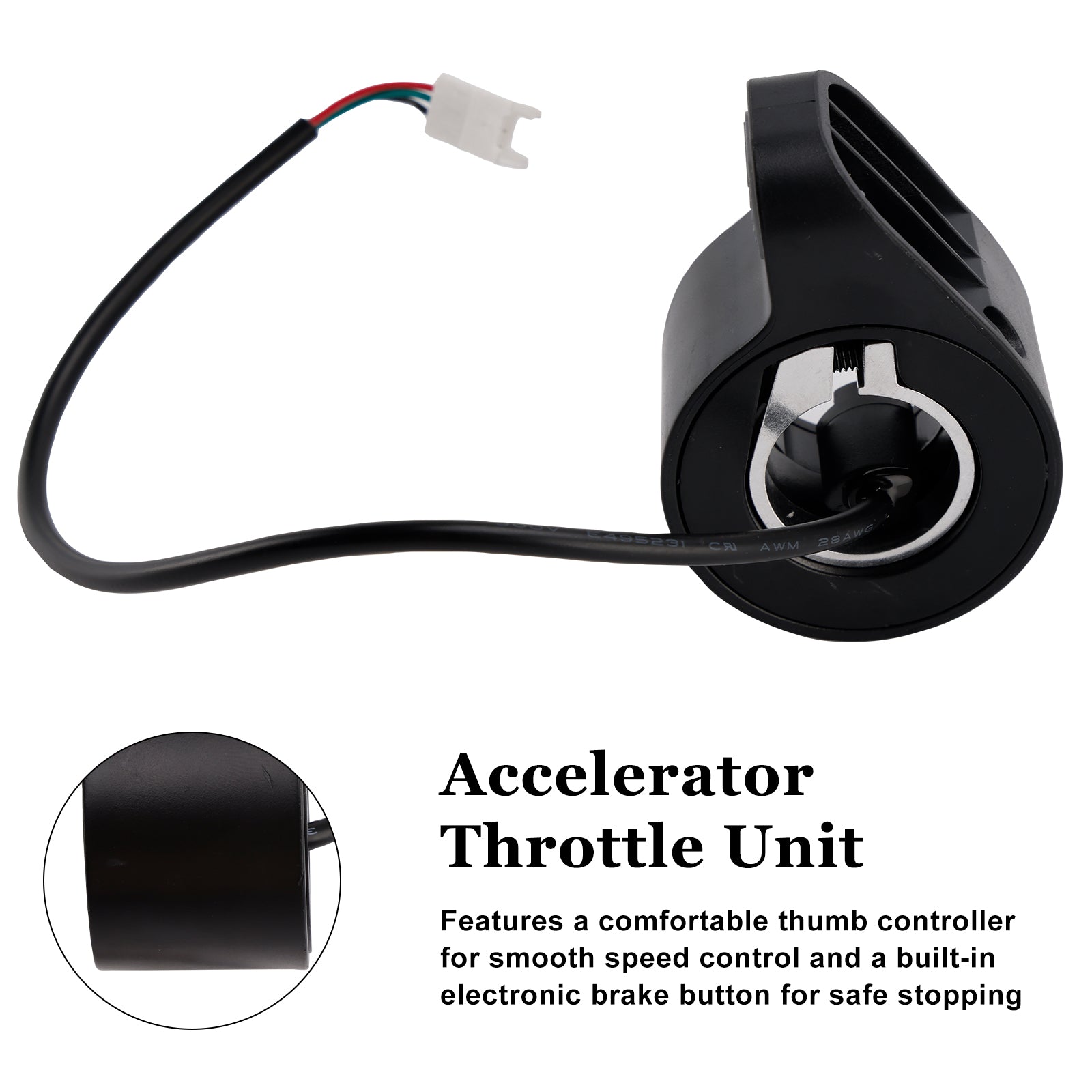 Gaspedaal voor Xiaomi 4 Pro (1e generatie) elektrische scooter, grijs