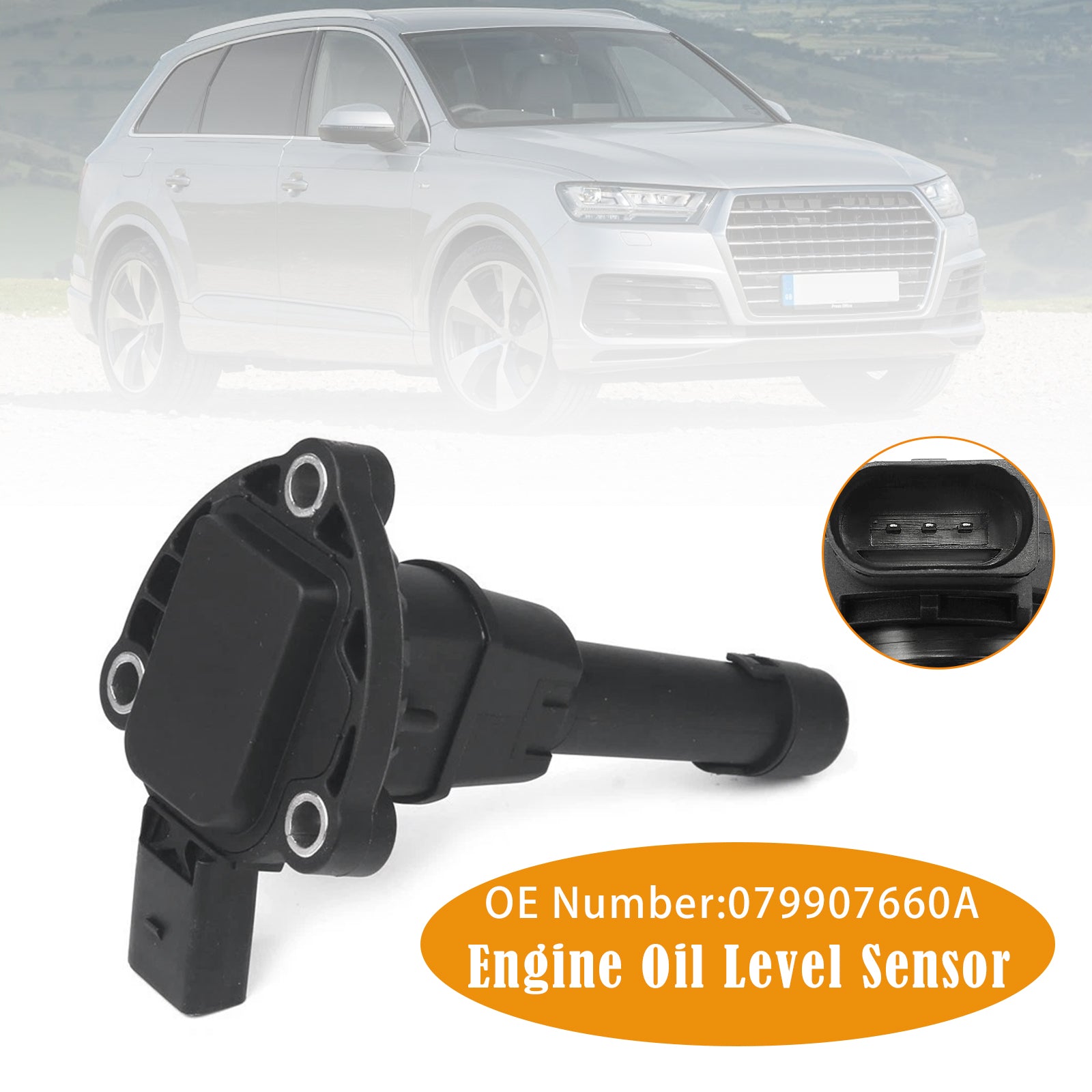 Engine Oil Level Sensor 079907660A for Audi A4 A5 A6 A7 A8 Q5 Q7 3.0 TDI