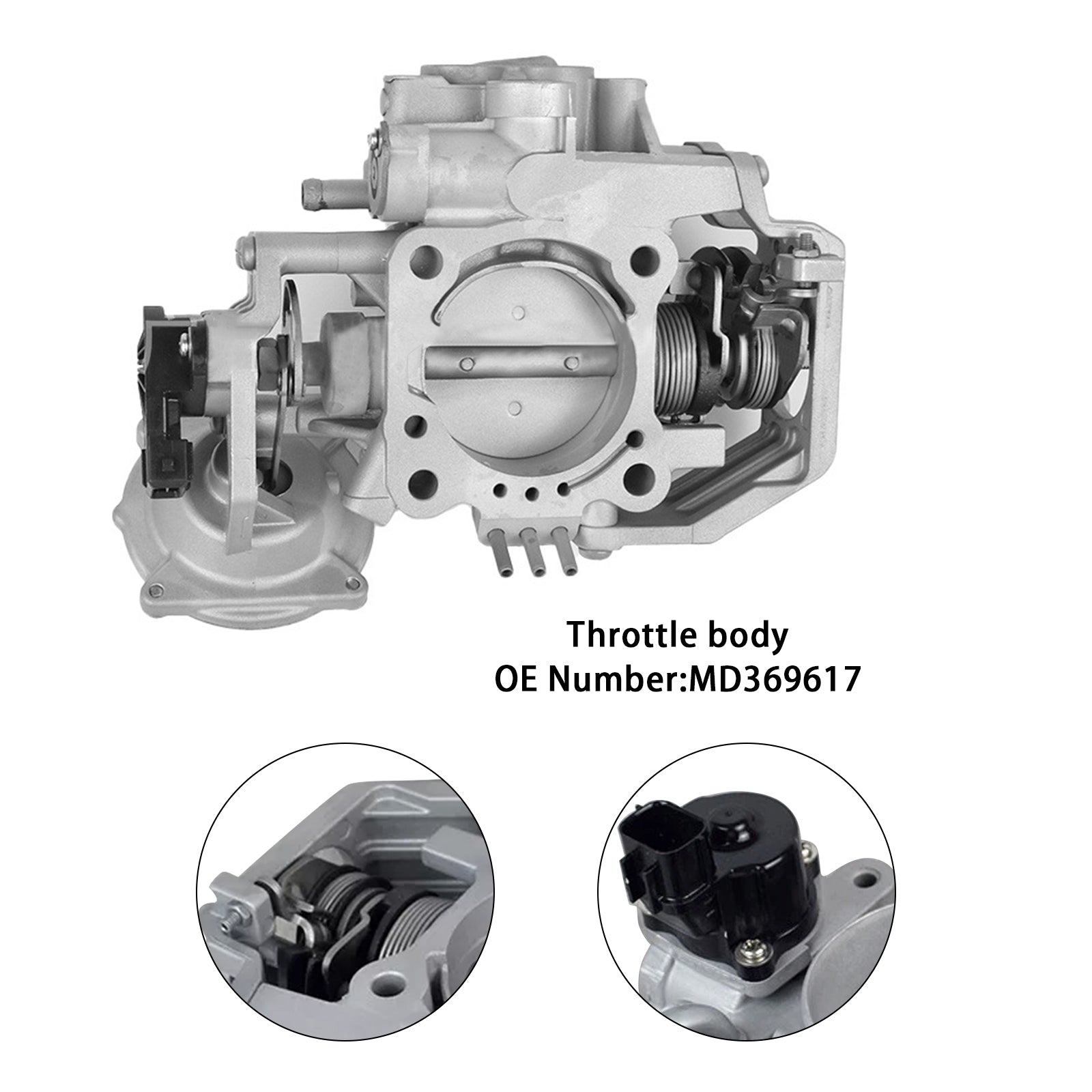 Mitsubishi Pajero Montero V63 V73 6G72 Throttle Body Assembly MD369617
