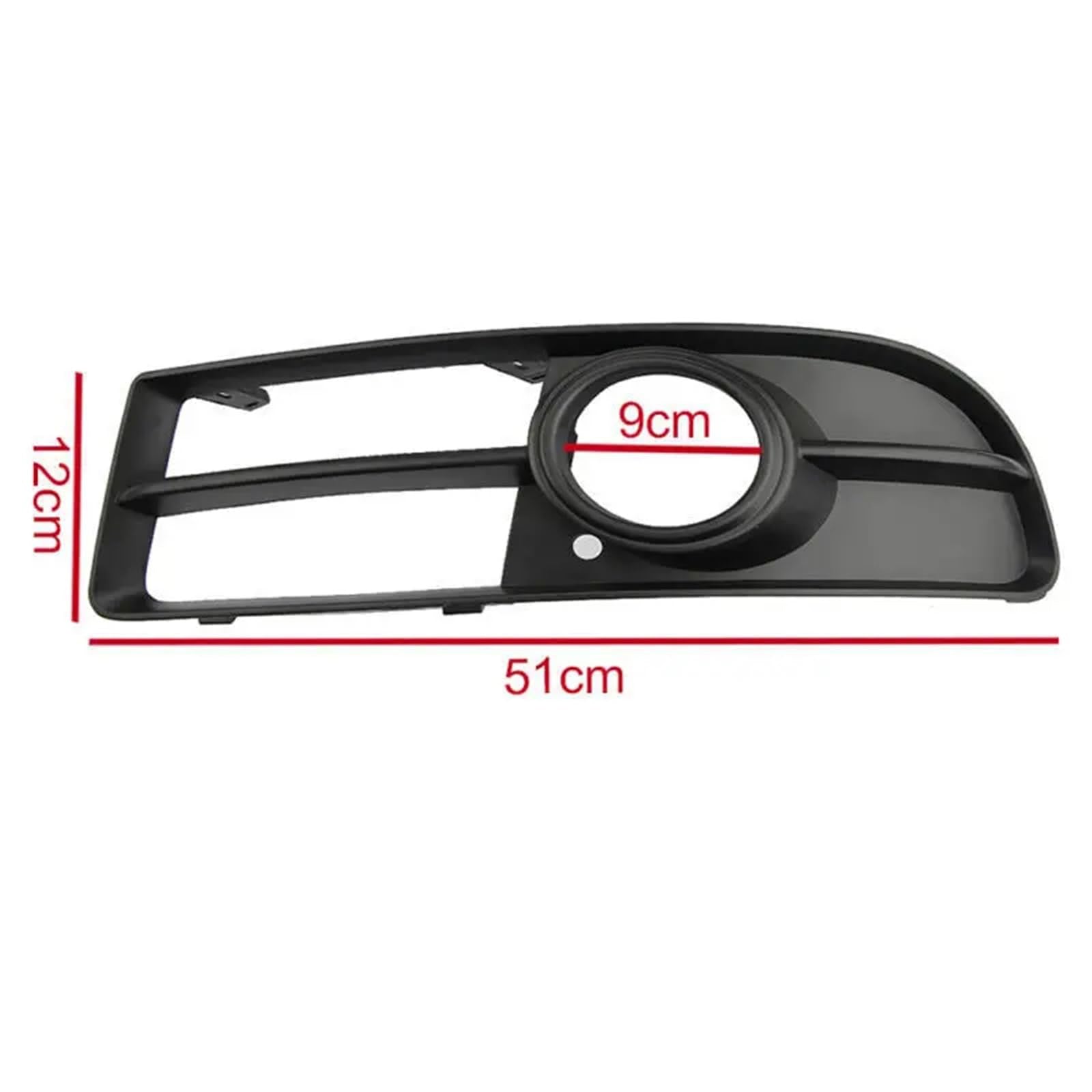 2005-2008 Audi A4 B7 S-LINE S4 1 Par Front Bumper Fog Light Grill Cover Bezel 8E0807681F