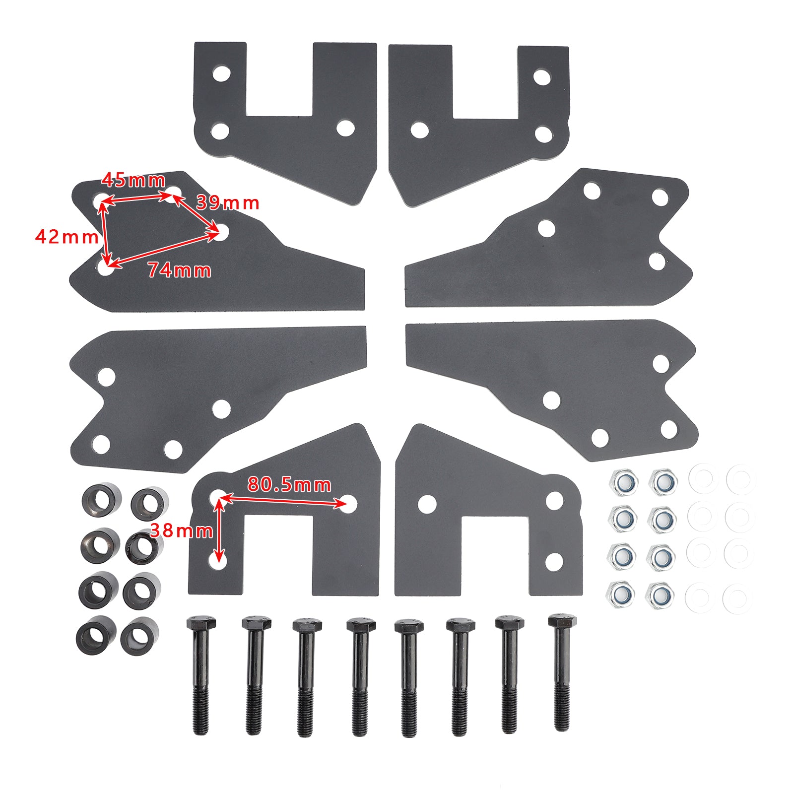 2015-2021 Polaris Ranger 1000 Diesel Crew 3 Inches Lifting Set Front & Rear Suspension
