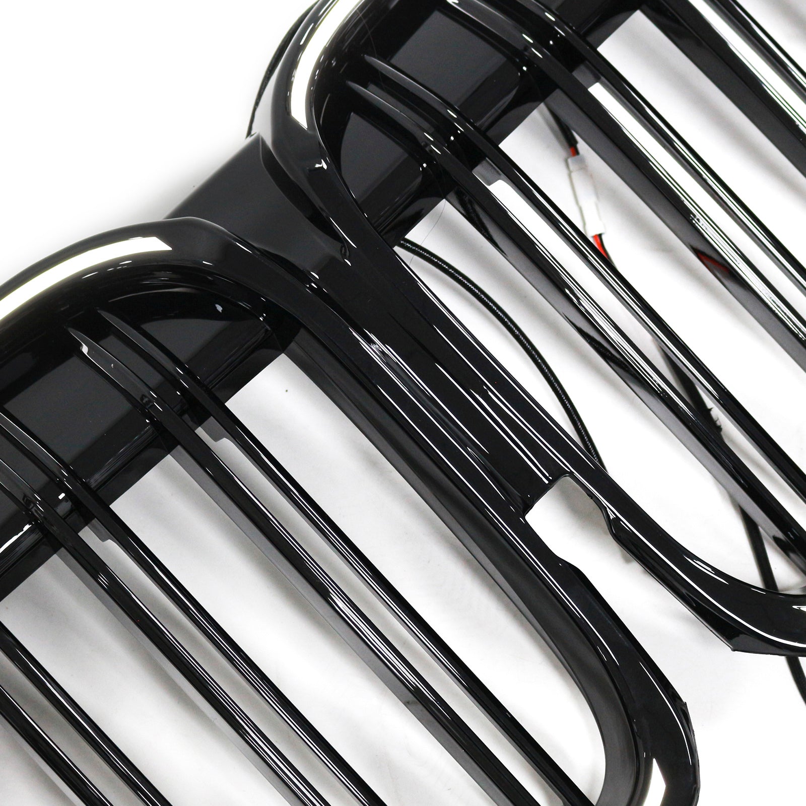 Parrilla delantera negra brillante de doble listón BMW Serie 7 G11 G12 2019-2022