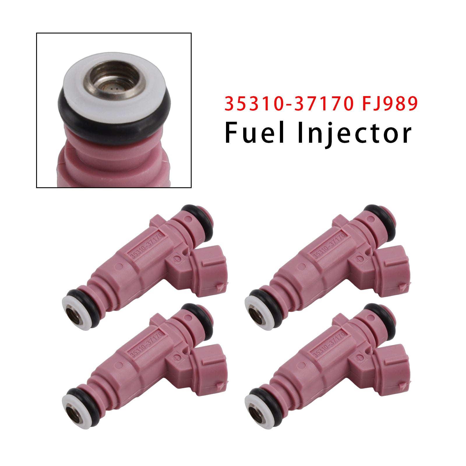 4Pcs Fuel Injector For Hyundai Accent Kia Rio 06-11 35310-37170 FJ989