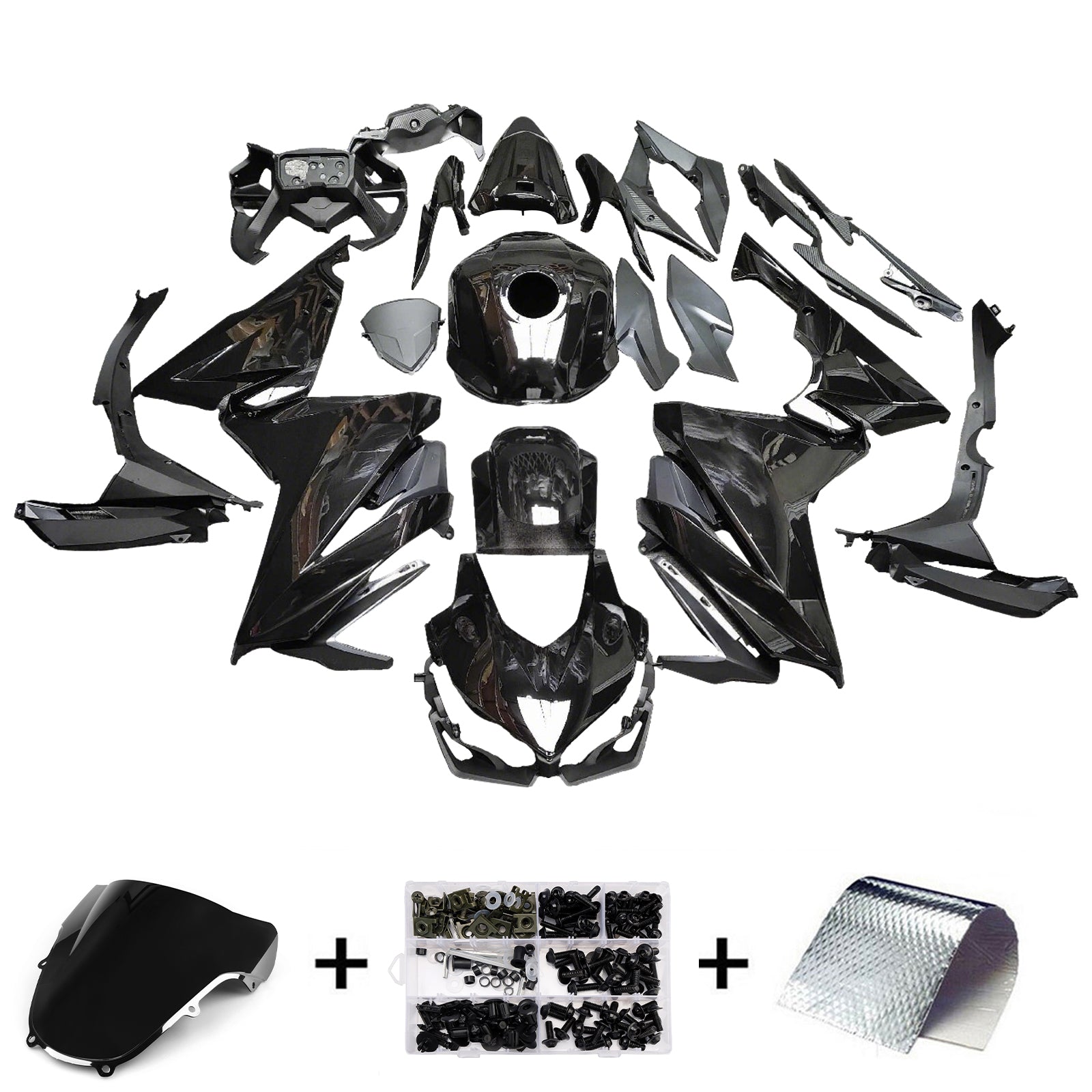 Injektionsmässa Kit Bodywork Plastic ABS för Honda CBR500R 2019-2021