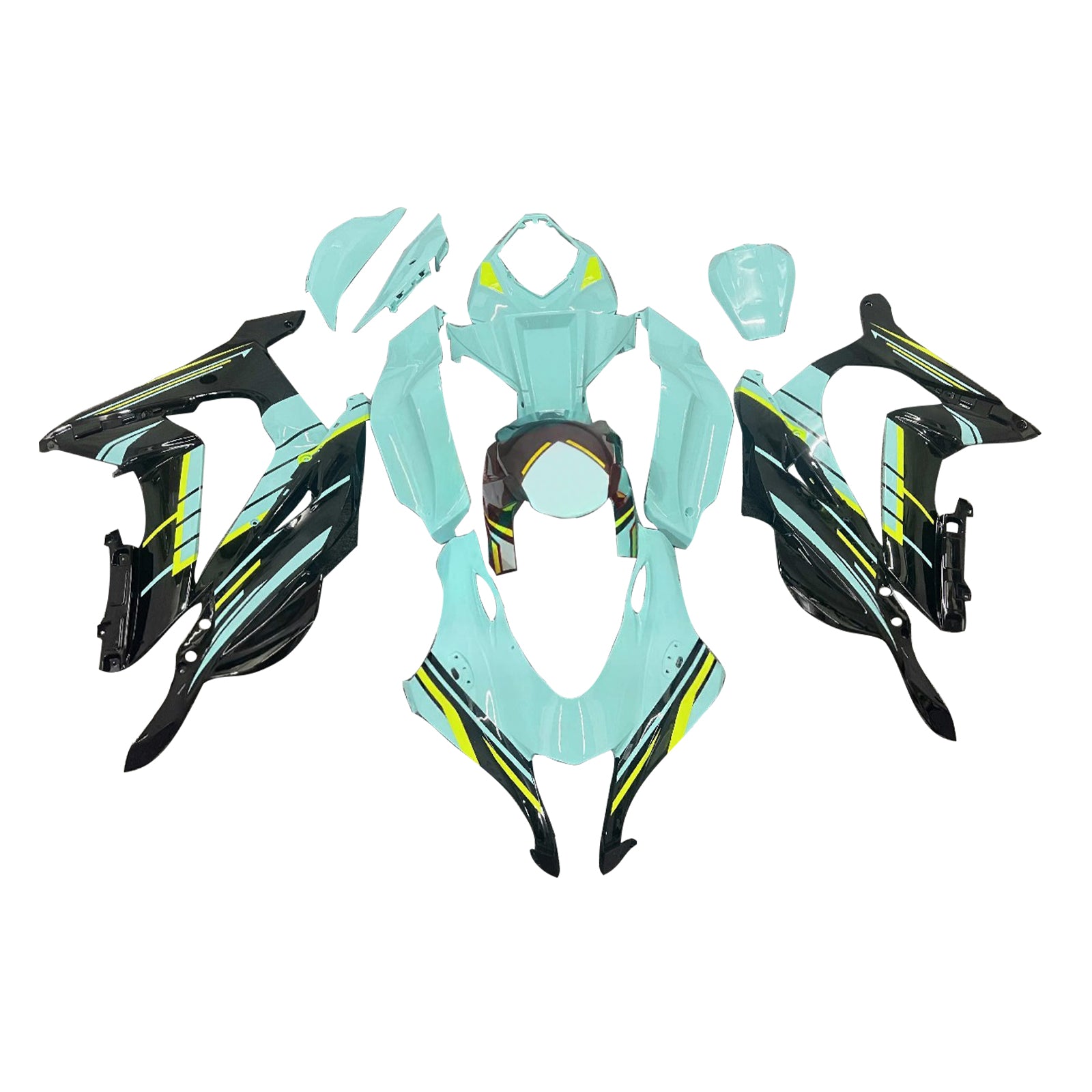 Kit de carenagem injeção ABS PLÁSTICO DE PLÁSTICOS ABS PARA KAWASAKI ZX10R 2016-2020