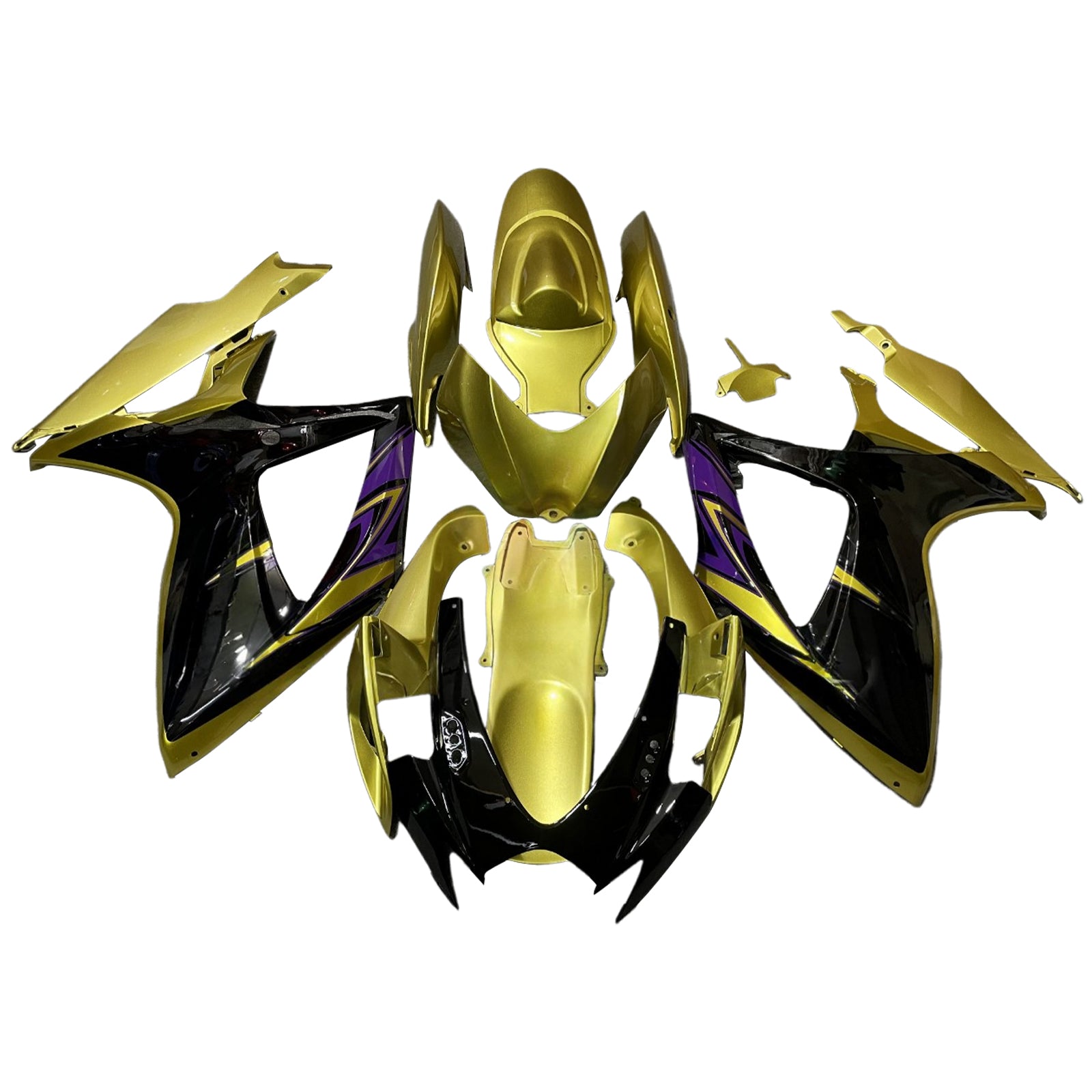 Kit de carenagem injeção Absos de plástico para Suzuki GSXR 600/750 2006-2007 K6