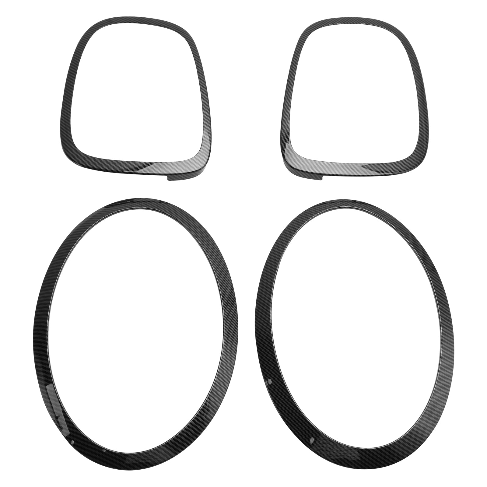 4 STKS Koplamp Achterlicht Trim Surround Bezel Ring Set Voor MINI F55 F56 F57
