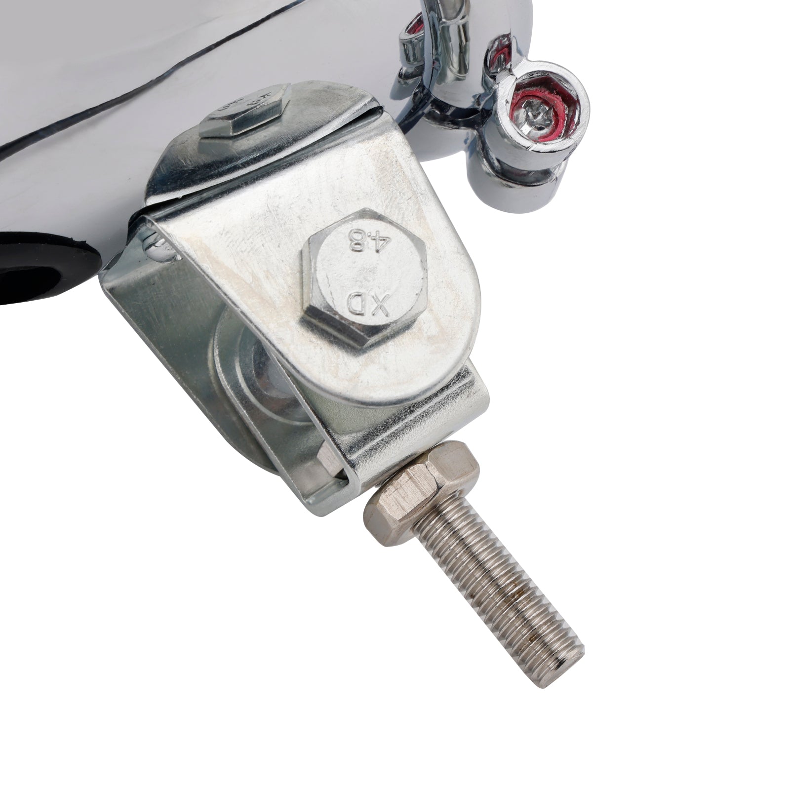 #D62 Headlight Lamp Spotlight Universal Coler Switch passer Chrome for Motorcycle