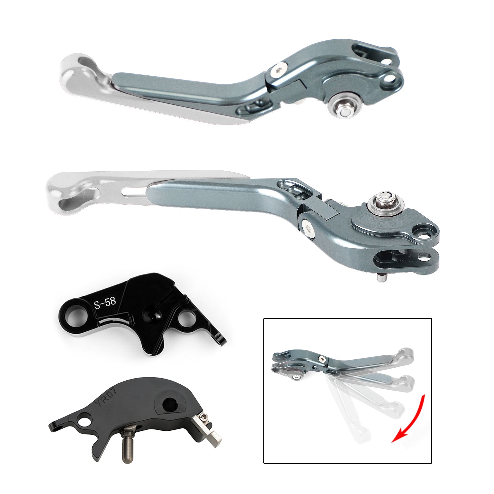 2022-2023 YAMAHA YZF R7 MT-10/SP FZ-10/SP Palanca de freno de embrague ajustable