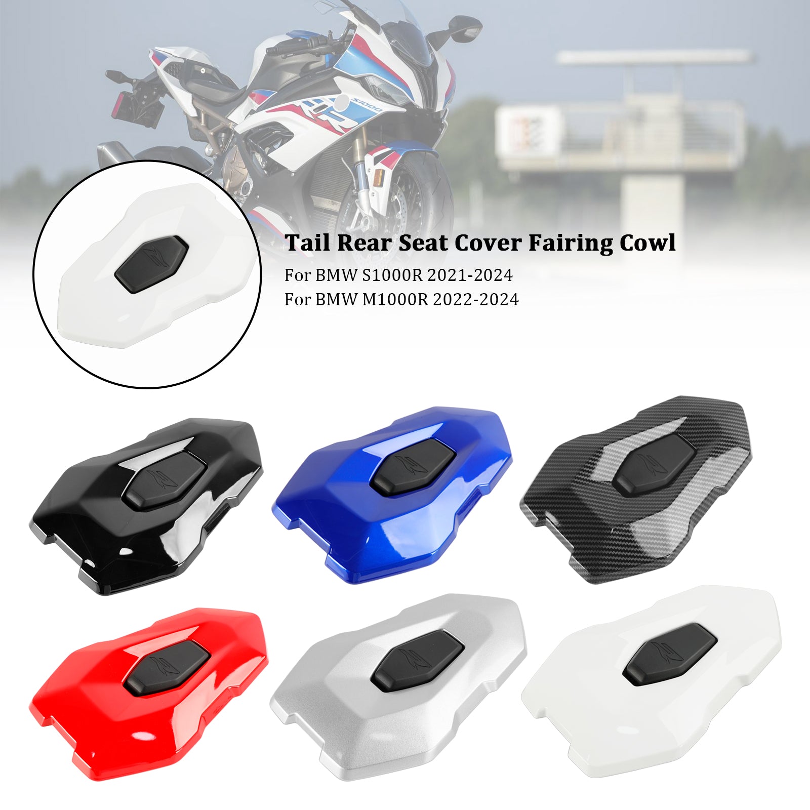 2021-2024 BMW S1000R 23-24 M1000R Couverture de siège arrière Capot de carénage