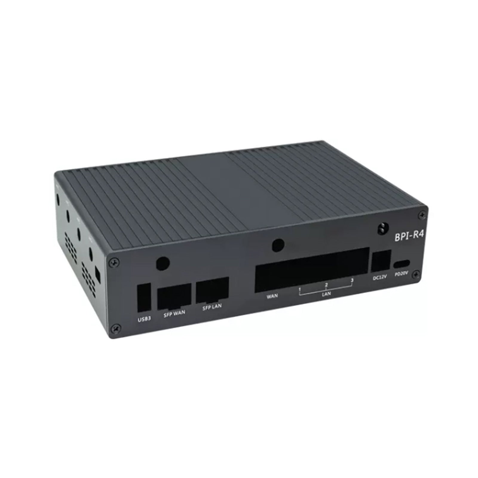 Banana Pi R4 Dedicated Metal Shell Aluminum Aluman Protetive Shell com Radiator