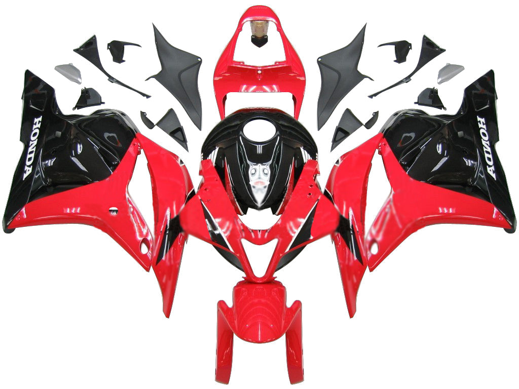 2009-2012 Honda CBR 600 RR Röd & Svarta Honda CBR Racing-kåpor Generiska