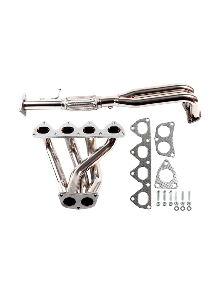 Steel Manifold Exhaust Racing Header Stainless Fit Honda Prelude 2.2L 1993-1996