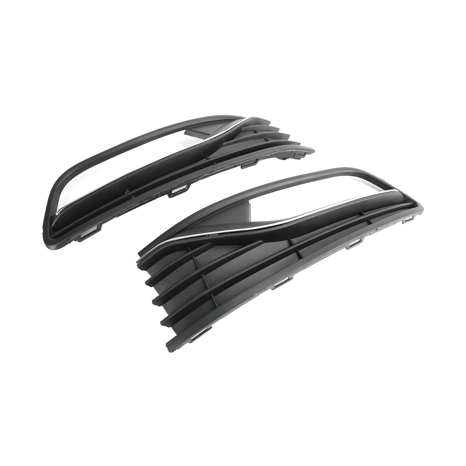 Par Front Bumper Fog Light Cover Grill Grille Fit VW Polo 6R 2014 2015 2016 2017 Bil Accessorie