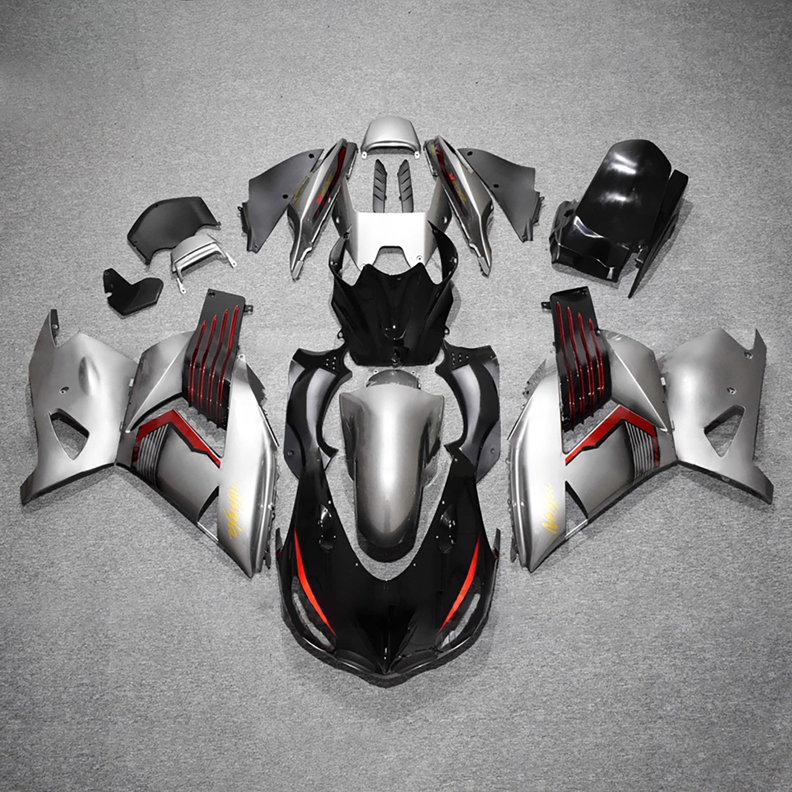 Injection Fairing Kit Bodywork fit For Kawasaki ZX14R ZZR1400 2012-2025