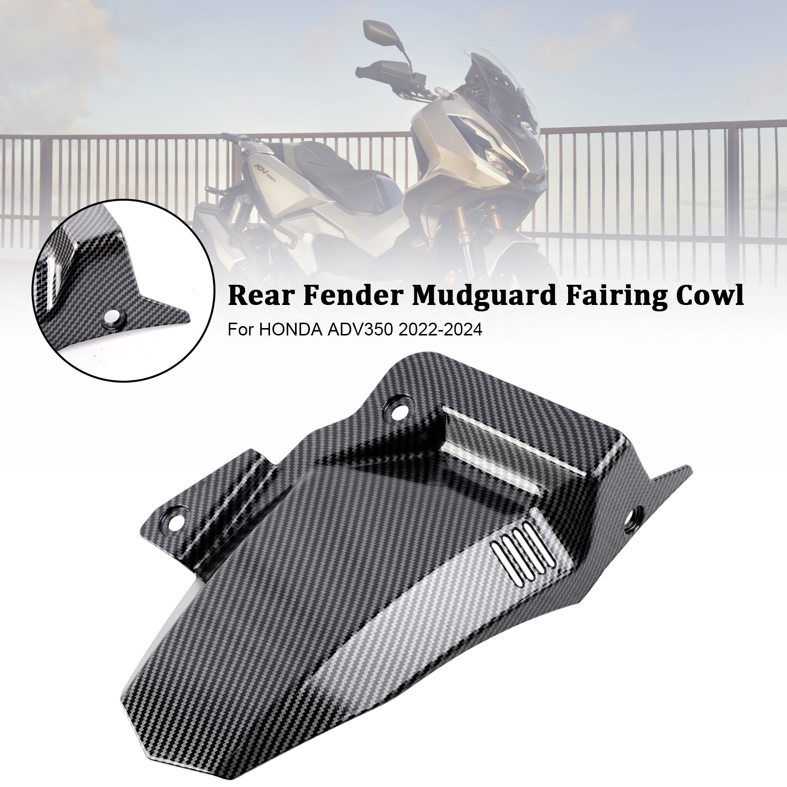 2022-2024 Honda Adv350 Bakre fender lera