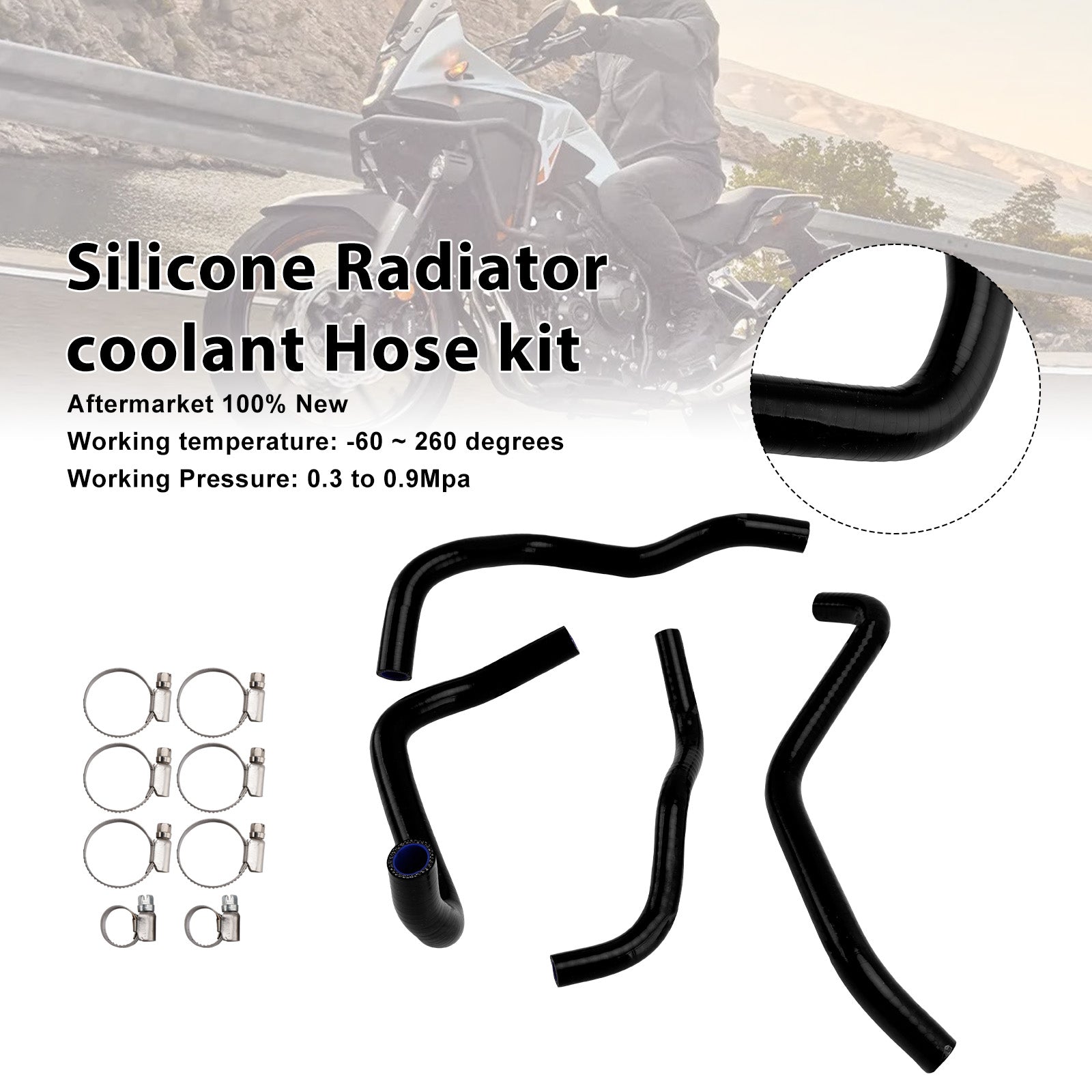 2013-2024 Honda CB500F/X/R Silicone Radiator coolant Hose