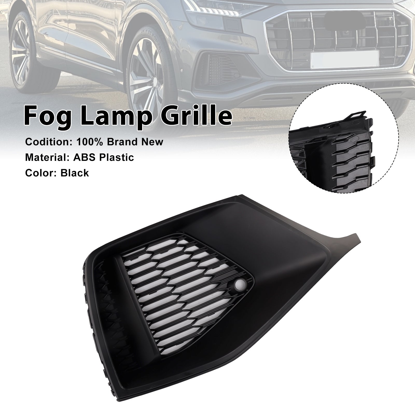 2018-2023 AUDI Q8 S-LINE SQ8 PAUTER FRANT DROIT GRILL 4M8807682A