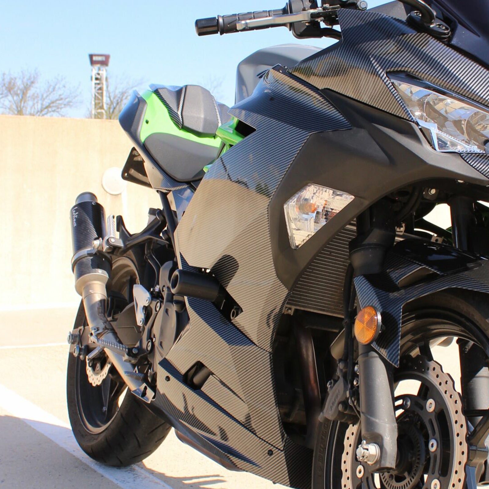 Kit de carenagem injeção ABS PLÁSTICO DE PLÁSTICOS PARA KAWASAKI EX400 NINJA400 2018-2024