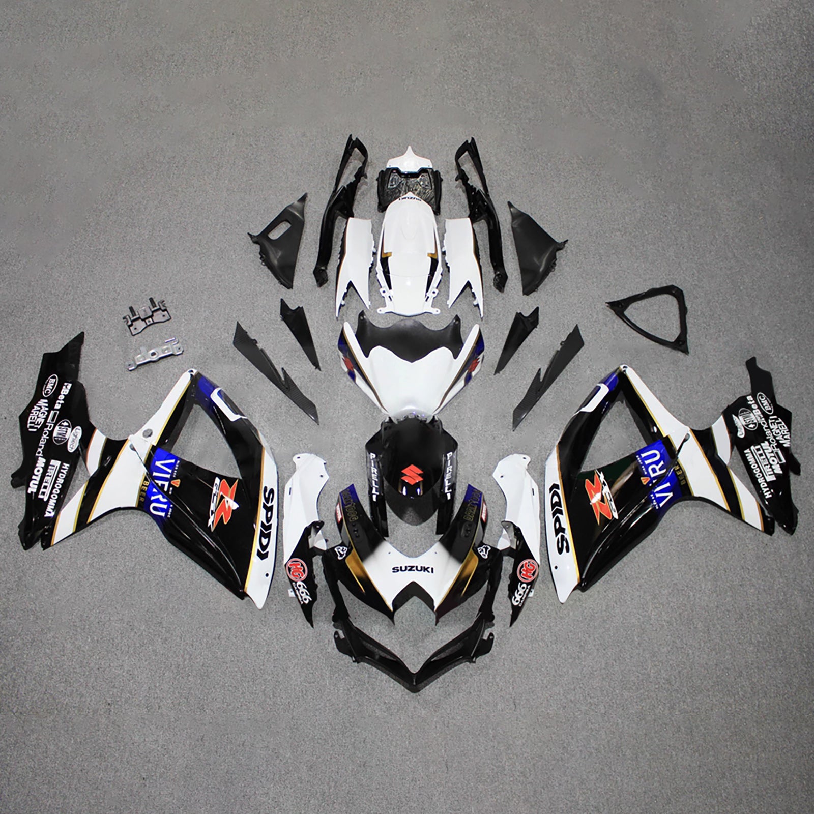 Injection Fairing Kit Bodywork Plastic ABS For Suzuki GSXR 600/750 2008-2010 K8