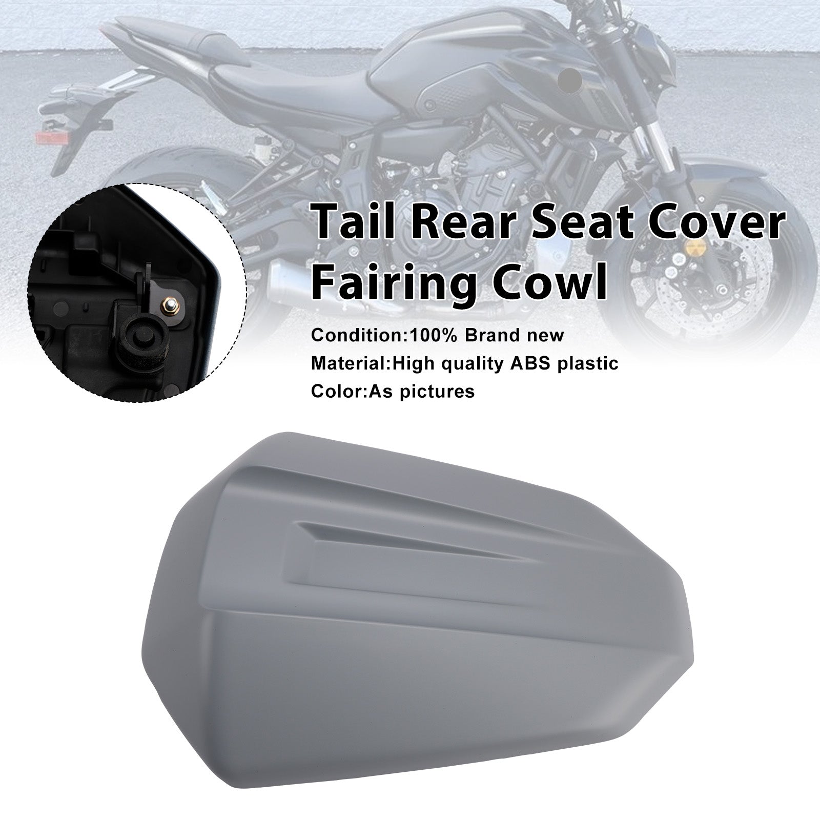 2025-2026 Yamaha MT-07 MT07 Tail Rear Seat Cover Fairing Cowl