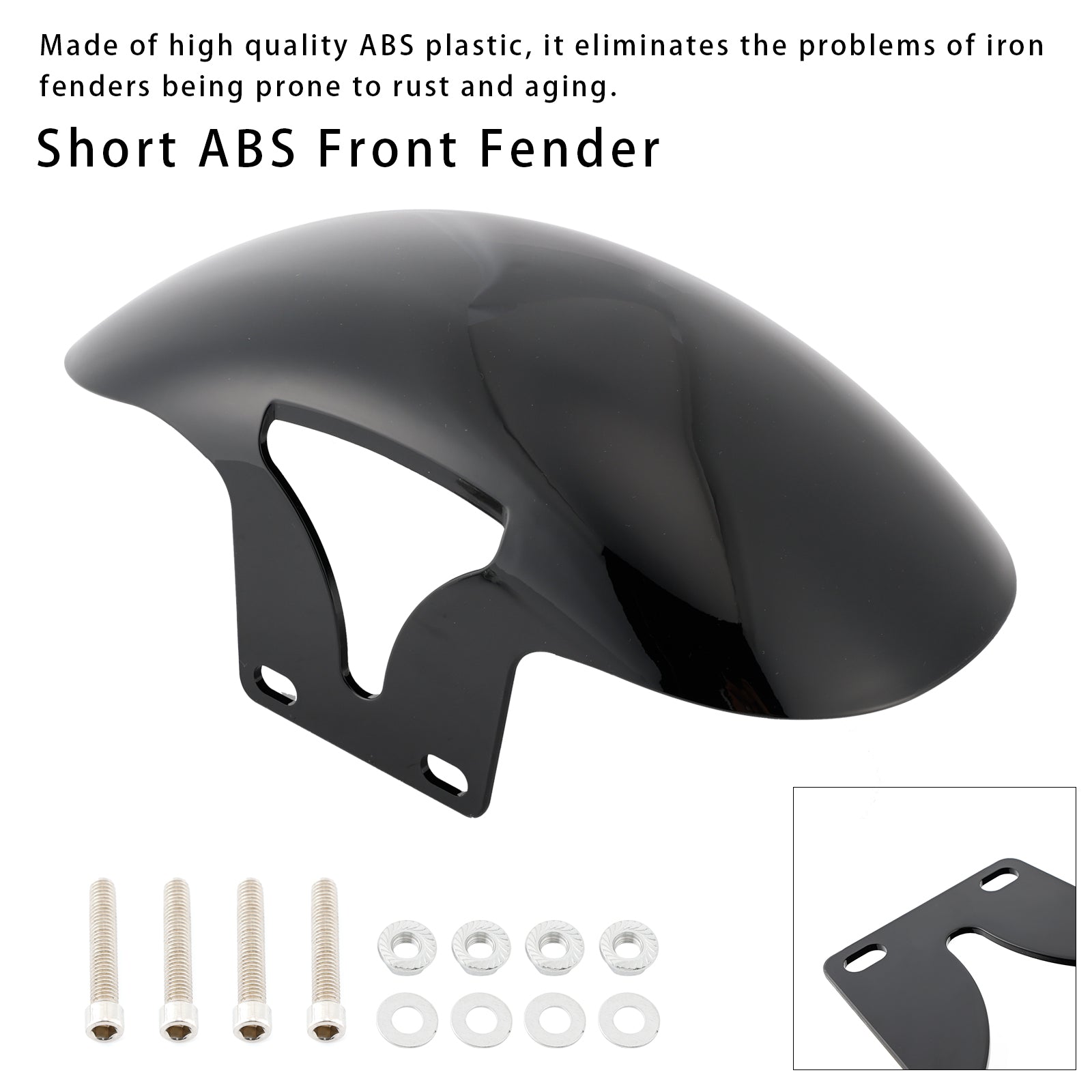 2018-2024 Harley-Davidson M8 Softail Fatboy Short ABS Front Fender