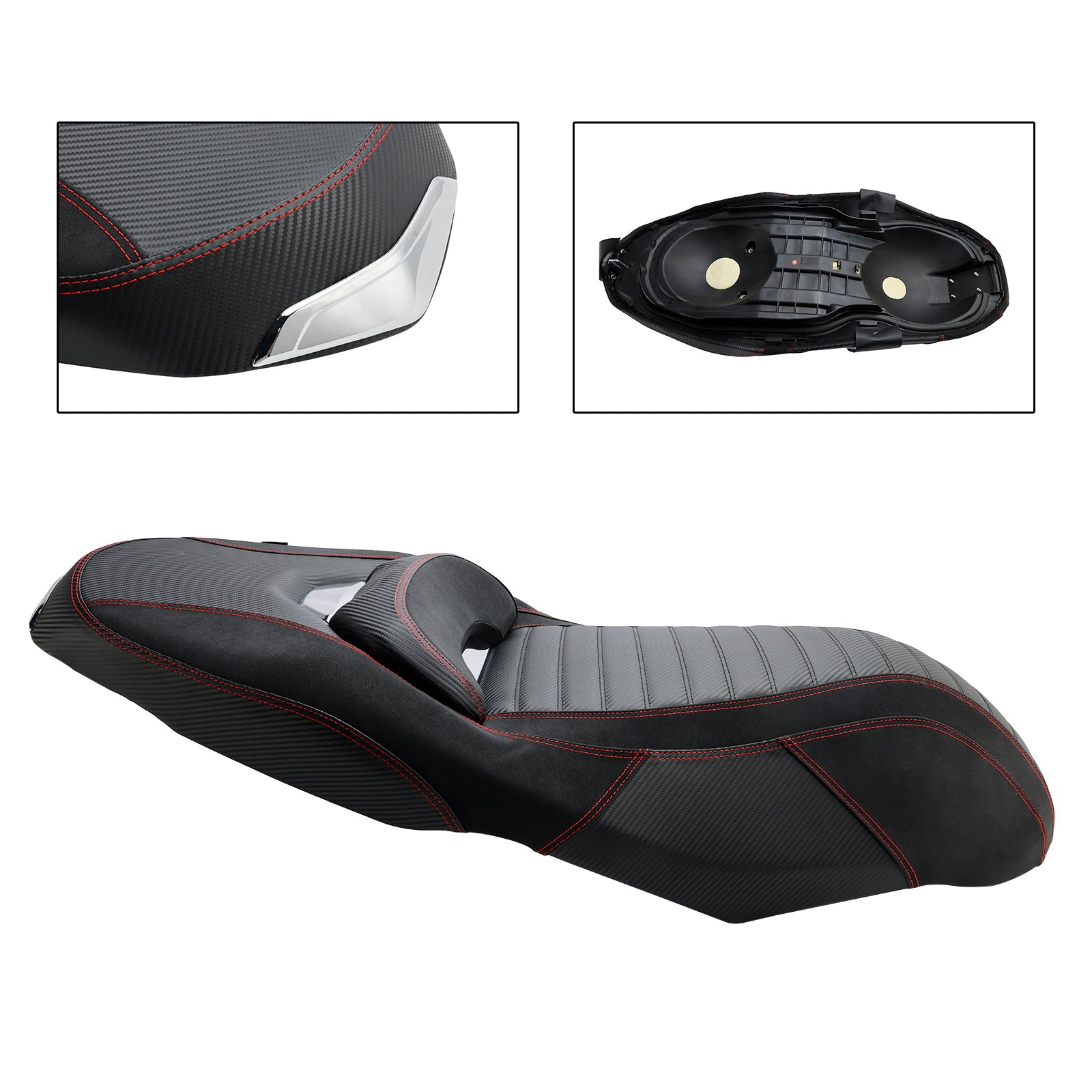 2023-2024 YAMAHA X-MAX 300 Komplett kudde ryttare passagerarsäte passar röda