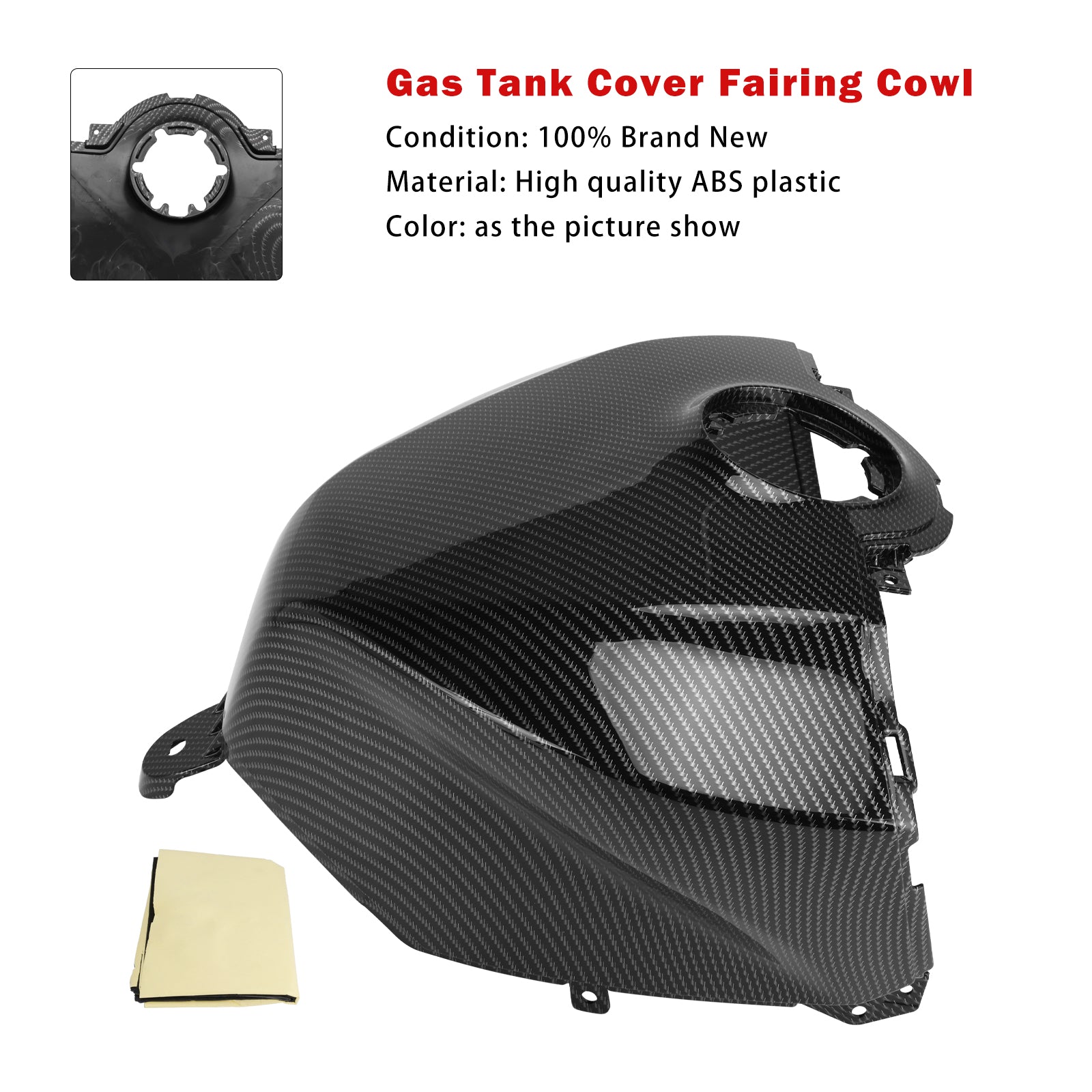 2024-2025 Aprilia RS457 RS 457 cubierta de tanque de gasolina embellecedor carenado