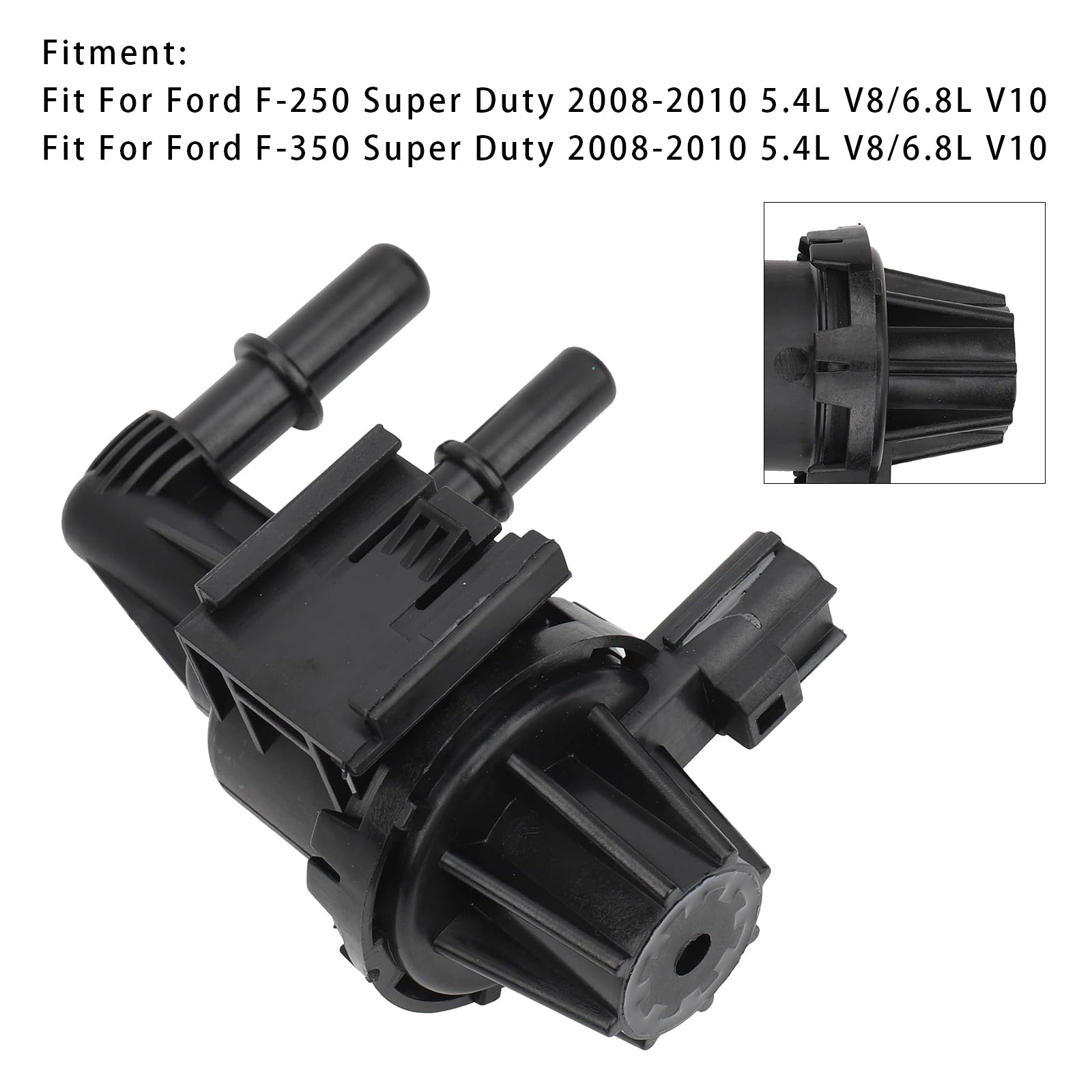 Válvula solenoide de purga de recipiente de vapor para Ford F250 F350 Super Duty 2008-2010 911-350