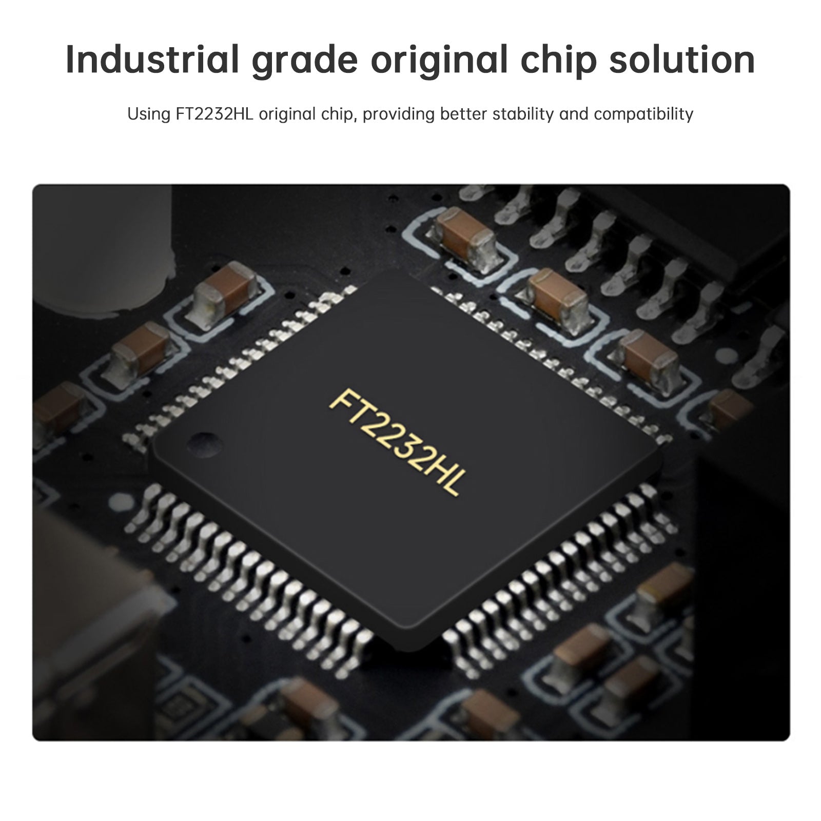 USB isolé industriel jusqu'à l'installation du rail du convertisseur de port série RS485 à 2 voies