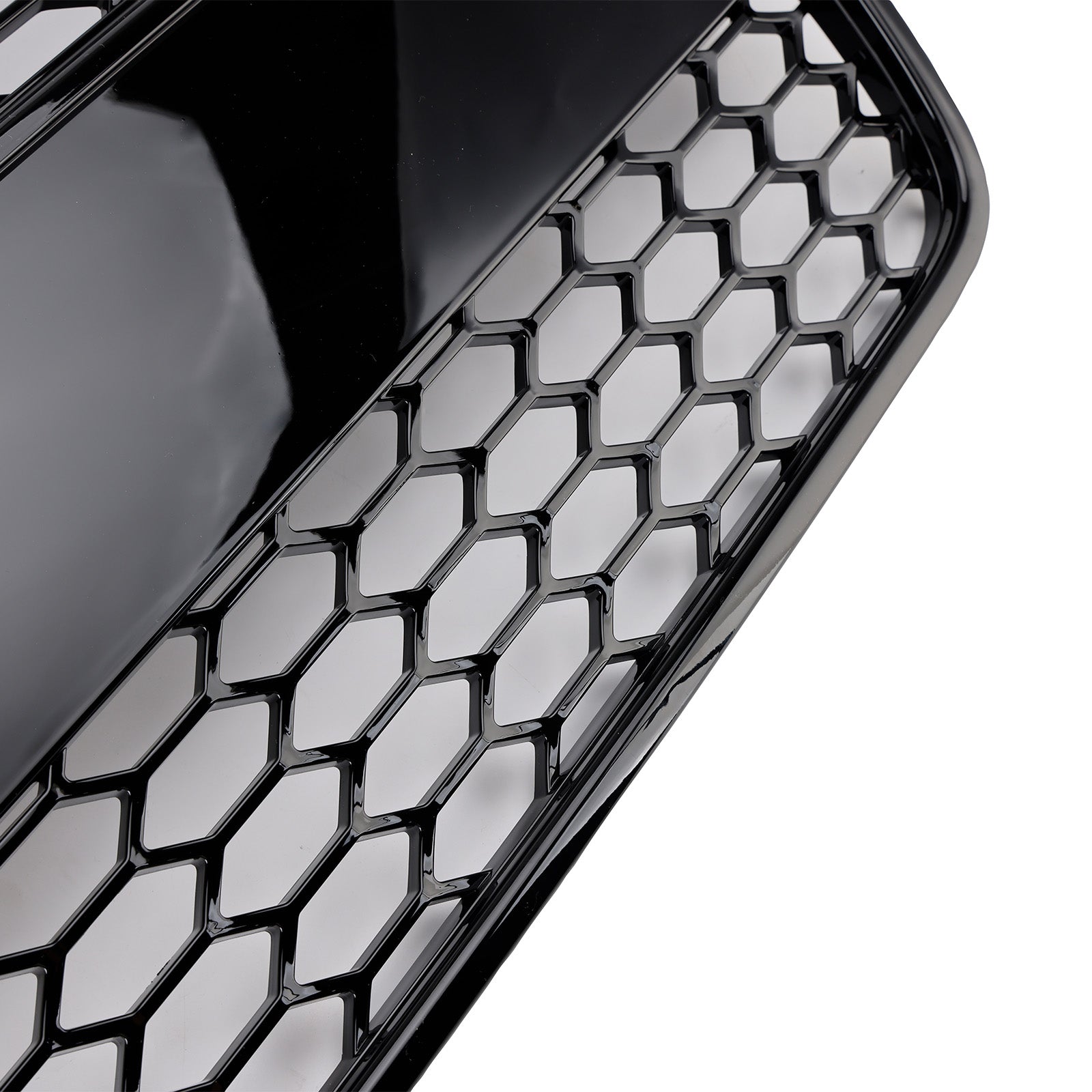 RS4 Style Front Honeycomb Mesh Grille Grill Fit Audi A4 B7 S-Line 2005-2008