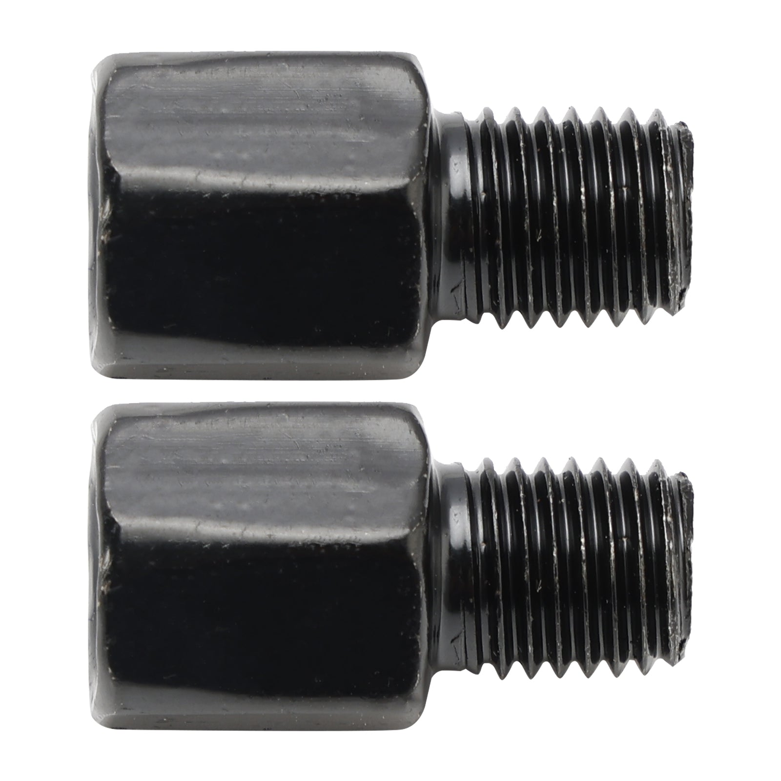 2 universele motorfiets-scooterspiegeladapters 8 mm standaard tot 10 mm standaard