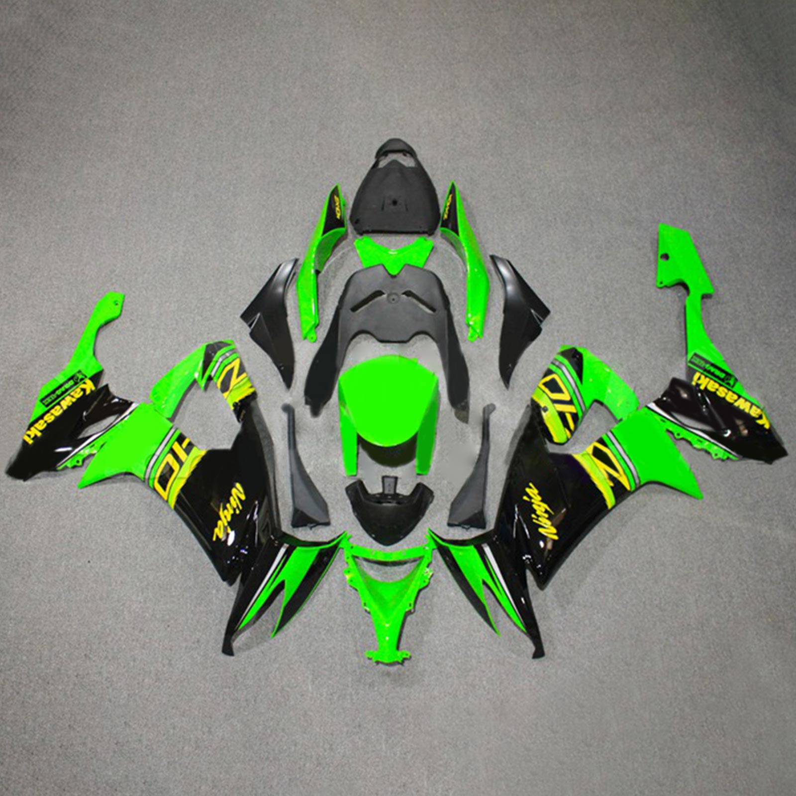 2008-2010 Kawasaki ZX10R vstrekovanie kapotáže Kodework plast#140