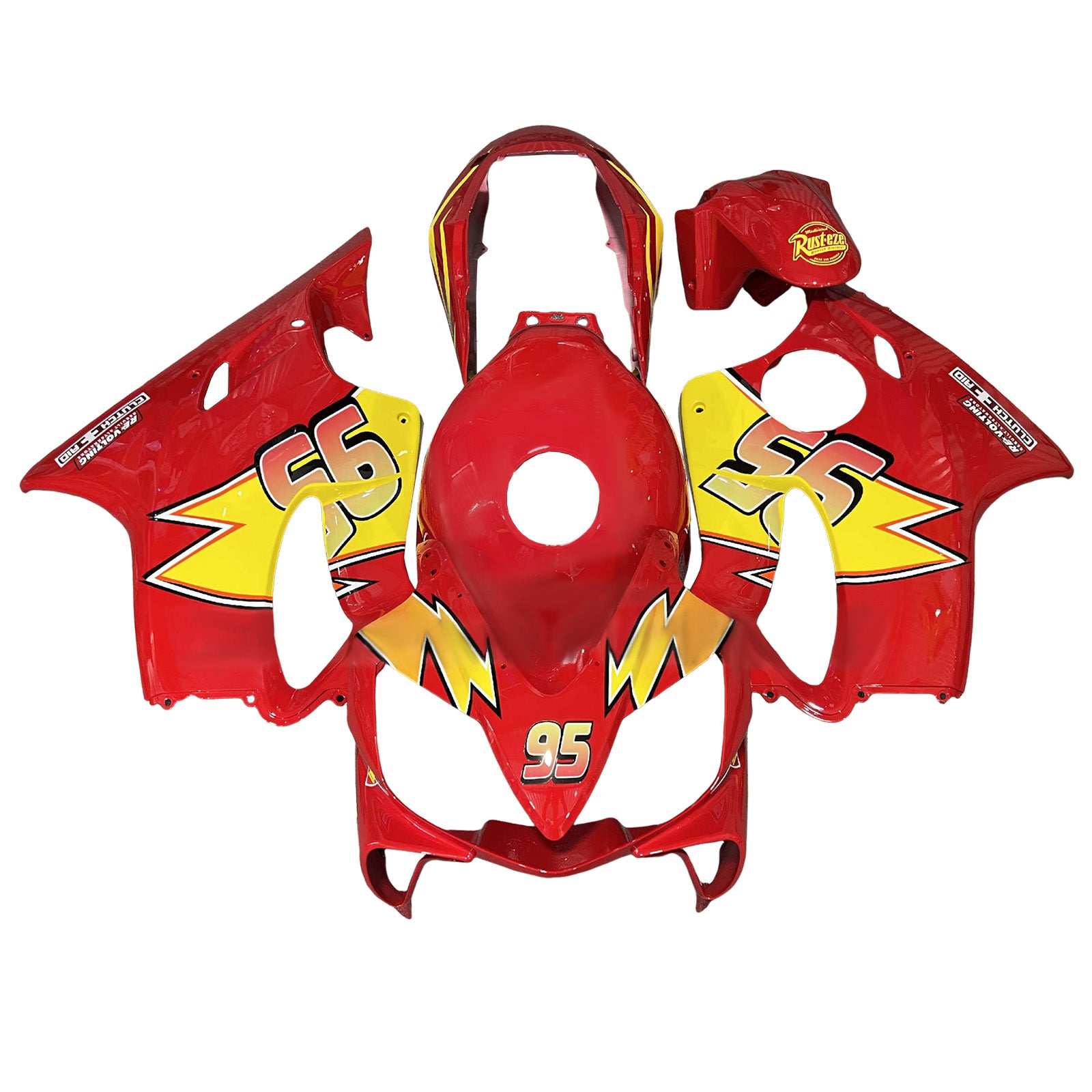 Injectiekuipset carrosserie kunststof ABS voor Honda CBR600 F4i 2004-2007