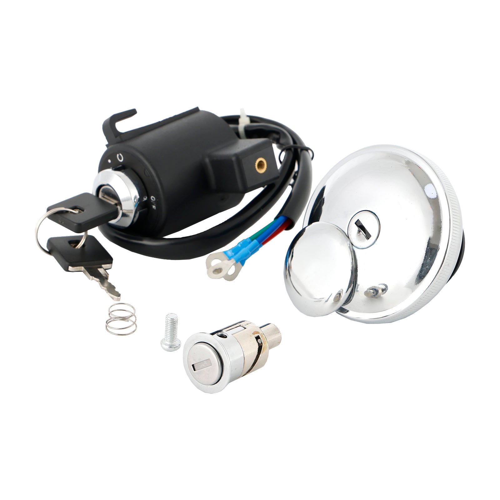 Drivstofffyllingshette tenningsbryter for XL 883L/N/R 1200C/CP/N/X XR1200X 1991-2011