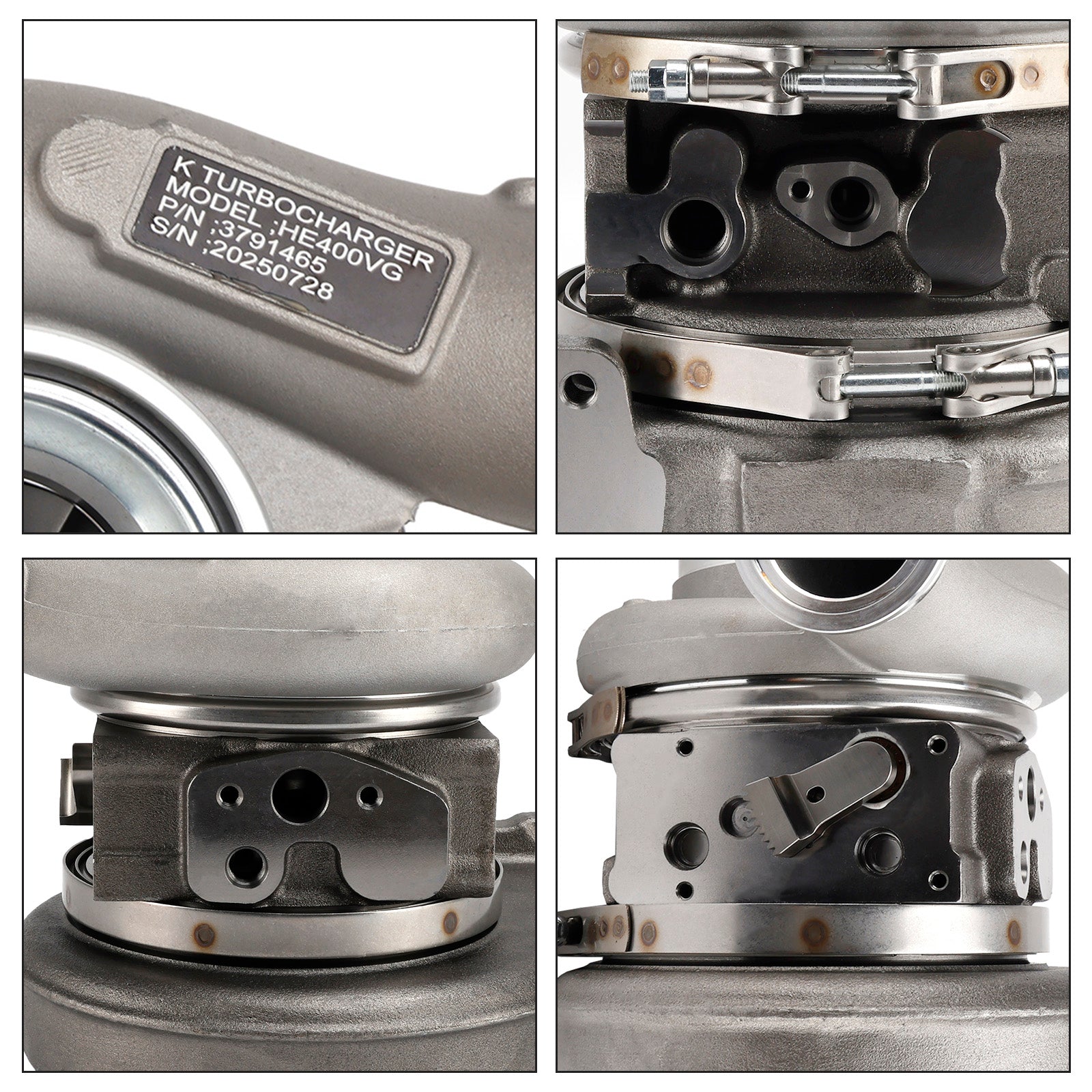 Turbo Turbocharger 3791465 for Volvo D13 HE400VG Cummins Holset