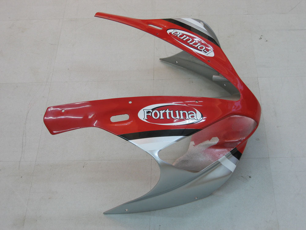 2000-2001 Yamaha YZF-R1 zilverrood Fortuna Racing stroomlijnkappen algemeen