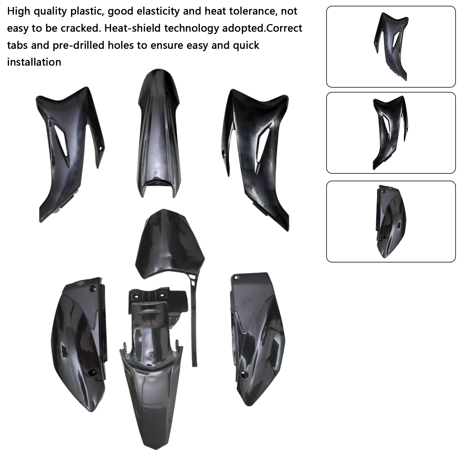 Yamaha TTR110 DIRT BIKE Body Plastic Kit Fender Fairing