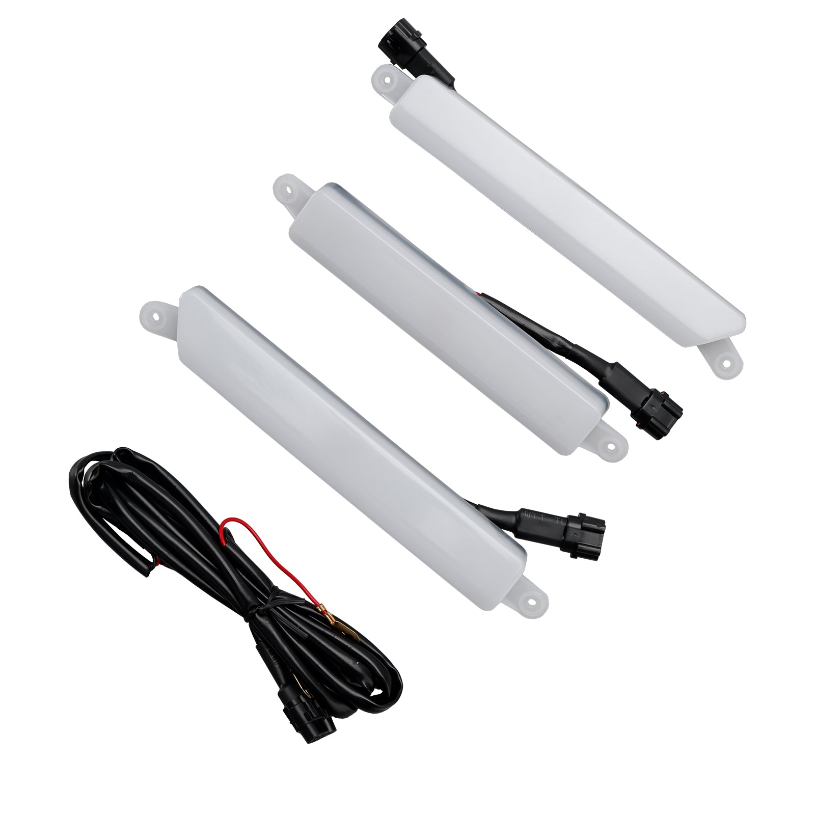 2019-2023 Ford Ranger T8 Ranger Raptor Style Style Front Bumper Grill Grill White LED svetlo