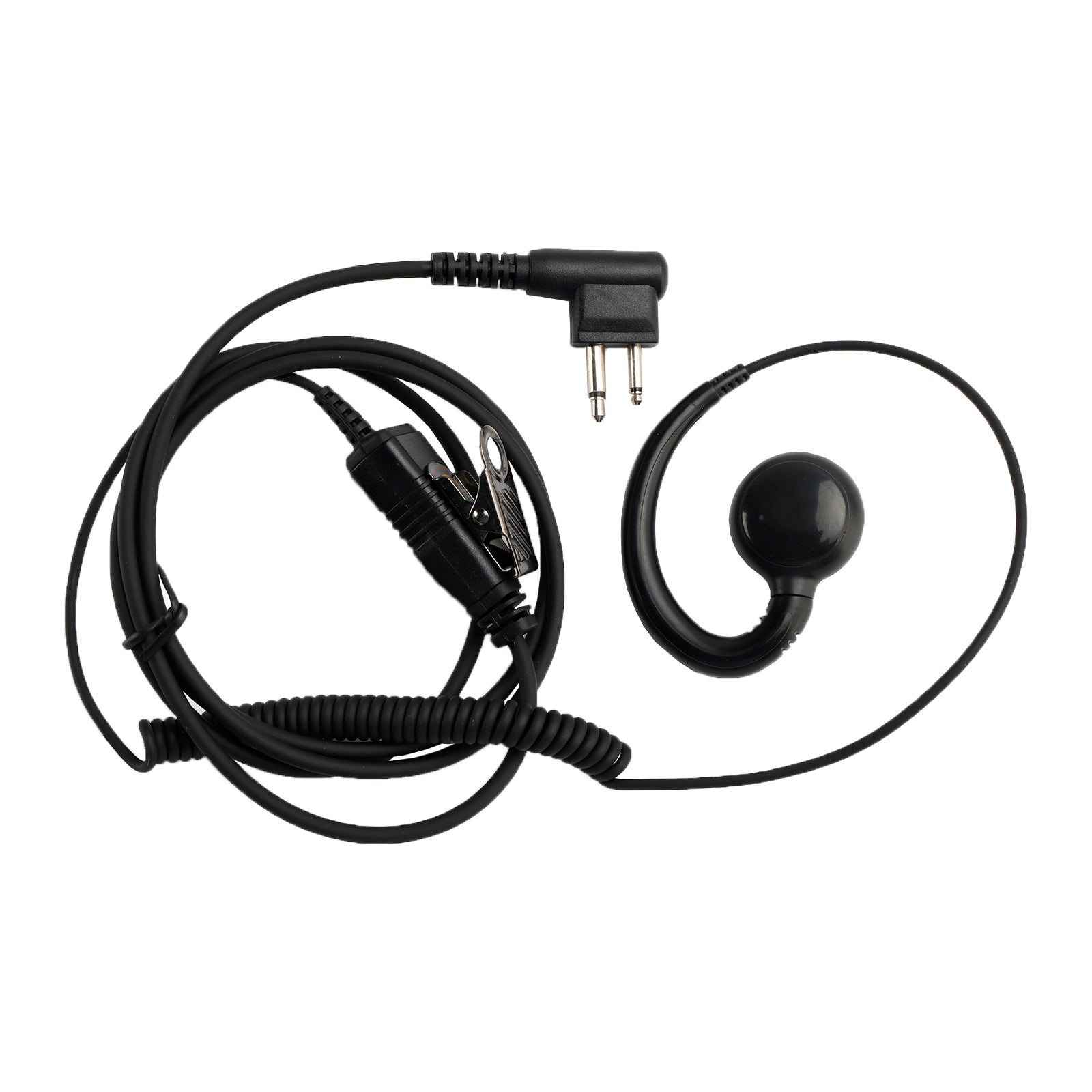 M-018 Liten PTT-B6 Curve Hook Earhook Headset för GP2000 CP88 SP10 Pro1150 P040