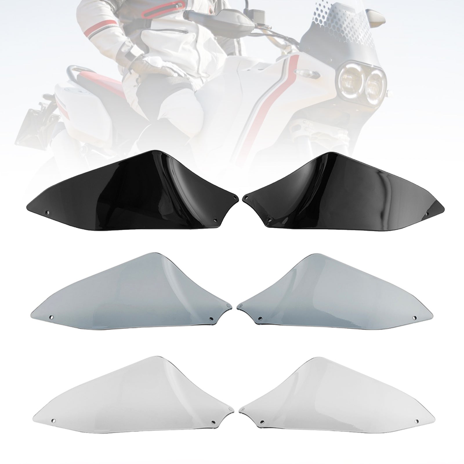 2022-2023 DUCATI Desert X Motorcycle Deflector Side Top