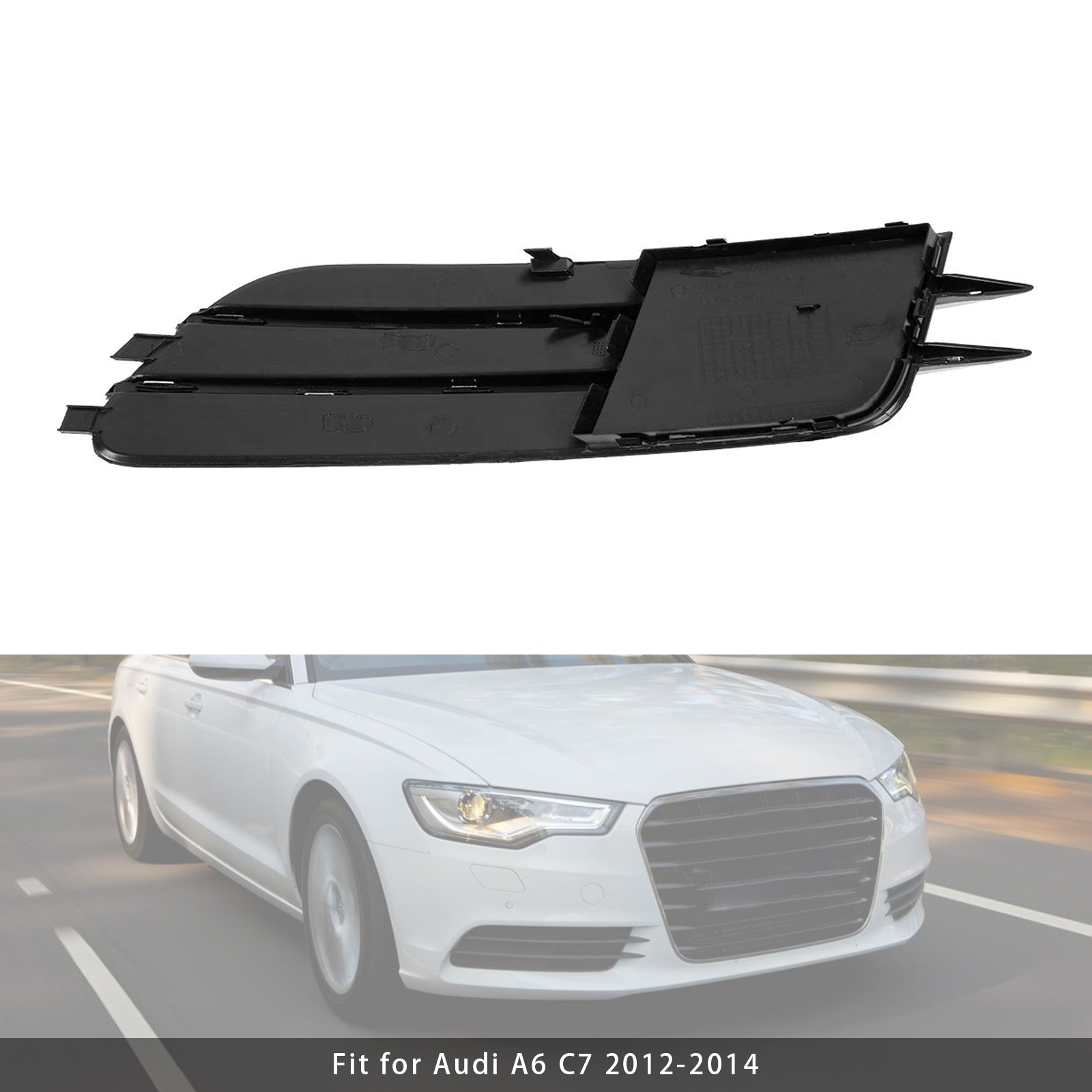 2012-2014 Audi A6 C7 Linksvoor Bumpergrille Mistlampgrill 4G0807681