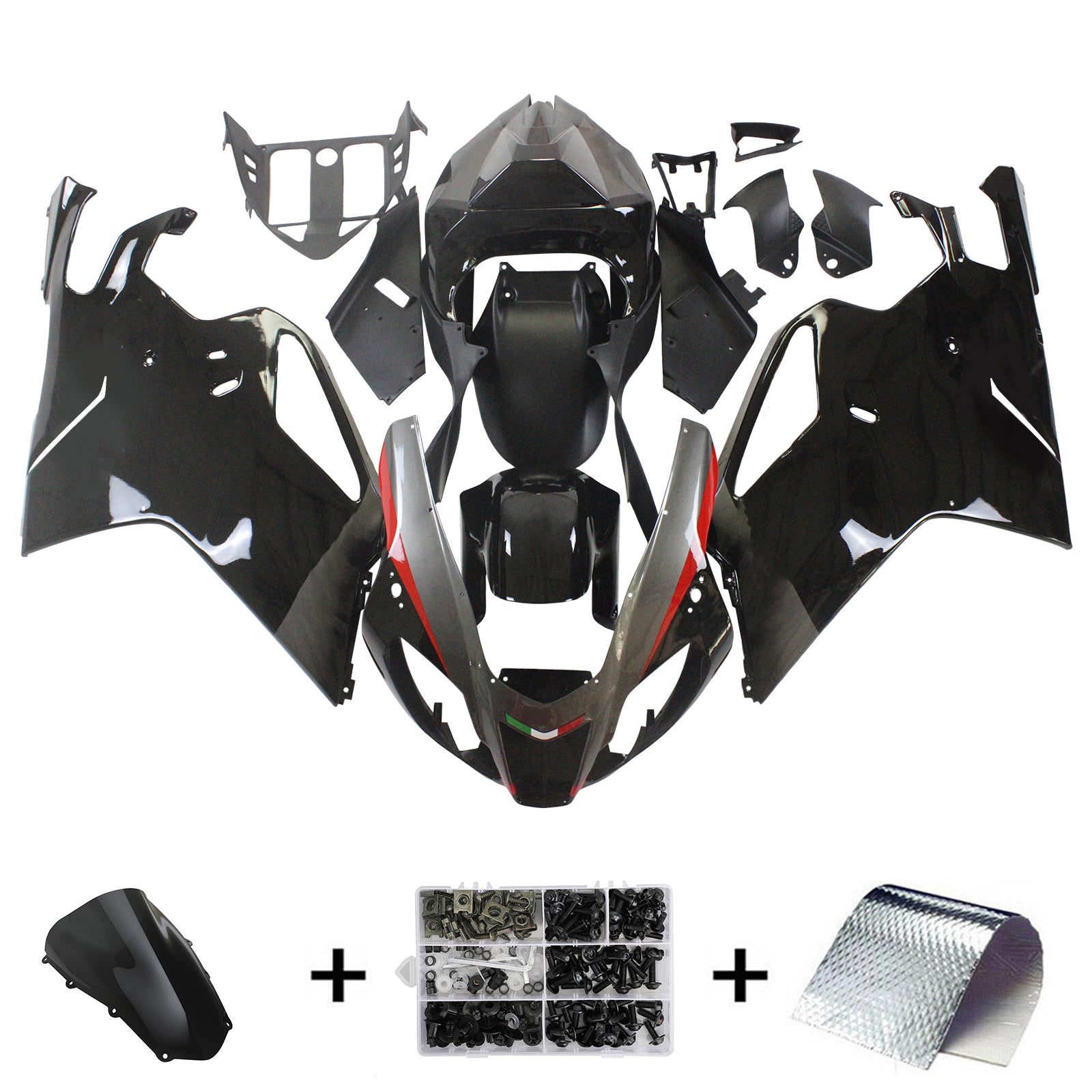 Injection Fairing Kit Bodywork Plastic fit For Aprilia RSV1000 2003-2006