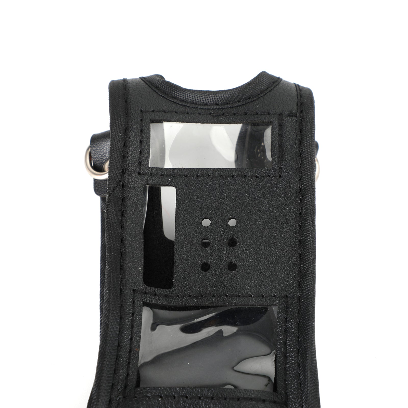 Adjustable Multi-Function Leather Radio Case Walkie Talkie Bag For Baofeng UV10R