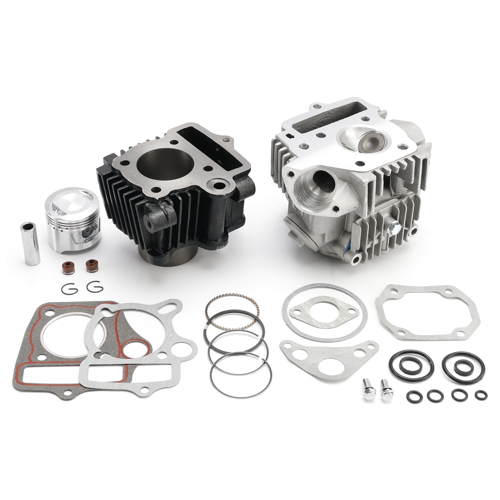 Top End Rebuild Kit Cylinder Head Piston For Honda CT70 CRF70 XR70 ATC70 TRX70