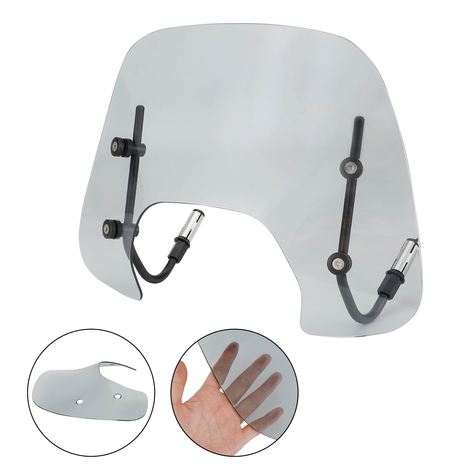 ABS Motorcykel vindrutan vindruta passar för Vespa Sprint 150 2016-2023