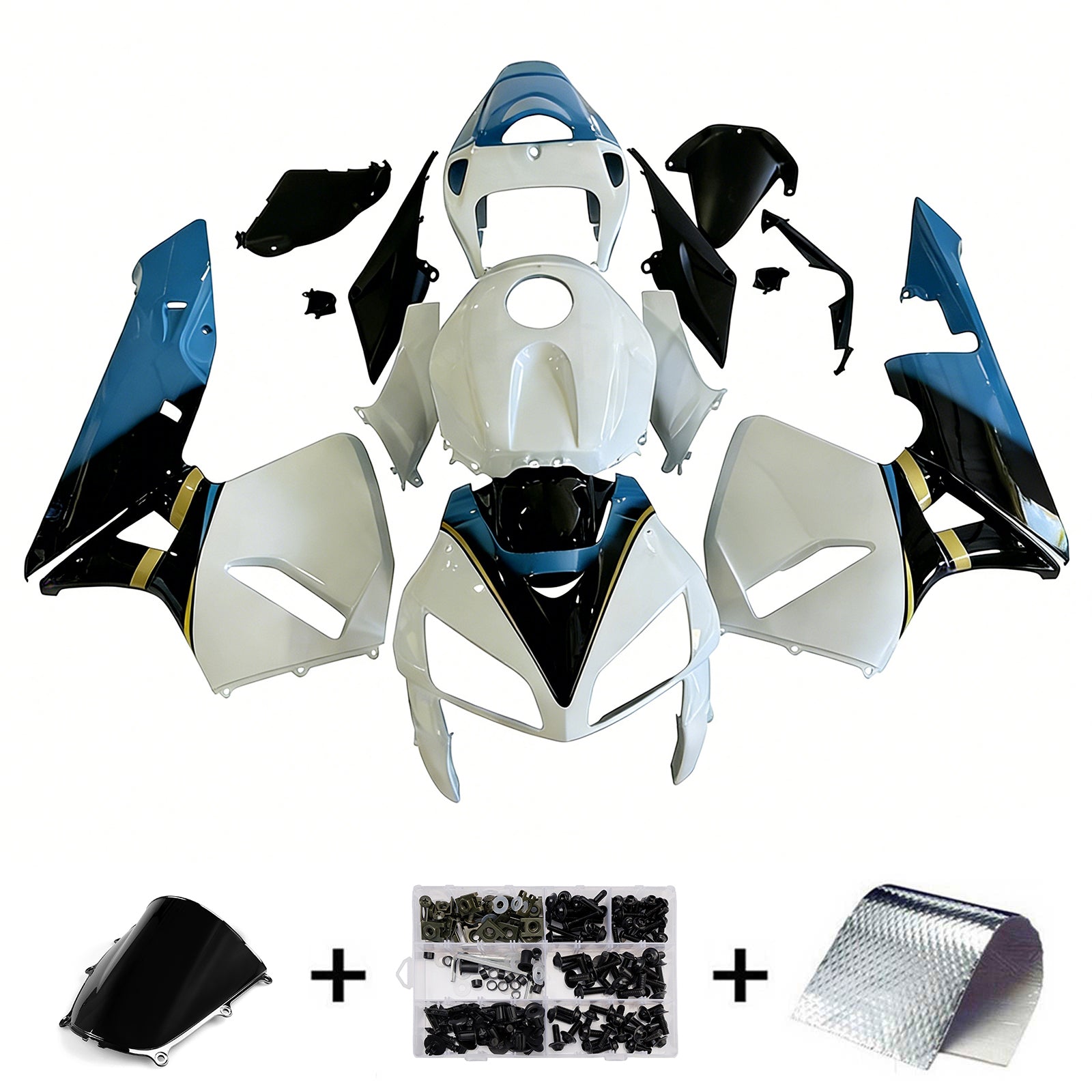 Injection Fairing Kit Bodywork Plastic ABS fit For Honda CBR600RR 2005-2006