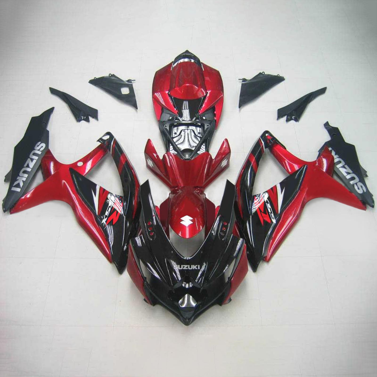 2008-2010 SUZUKI GSXR 600/750 K8 AMOTOPART INJESITAL FAIRING KID BOODYWORK ABS #134